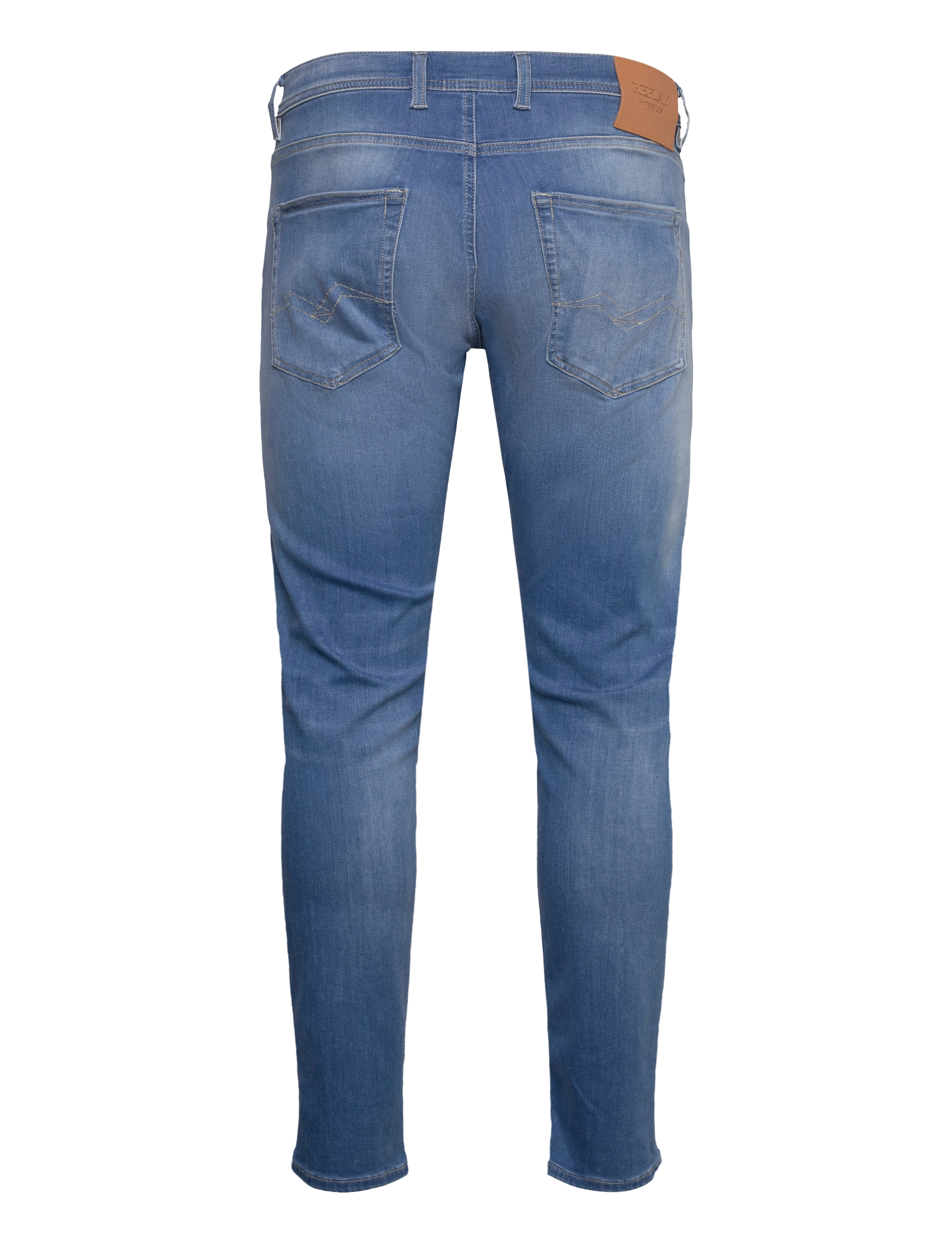Replay - GROVER Trousers STRAIGHT HYPERFLEX ECO PLUS - blue - 1