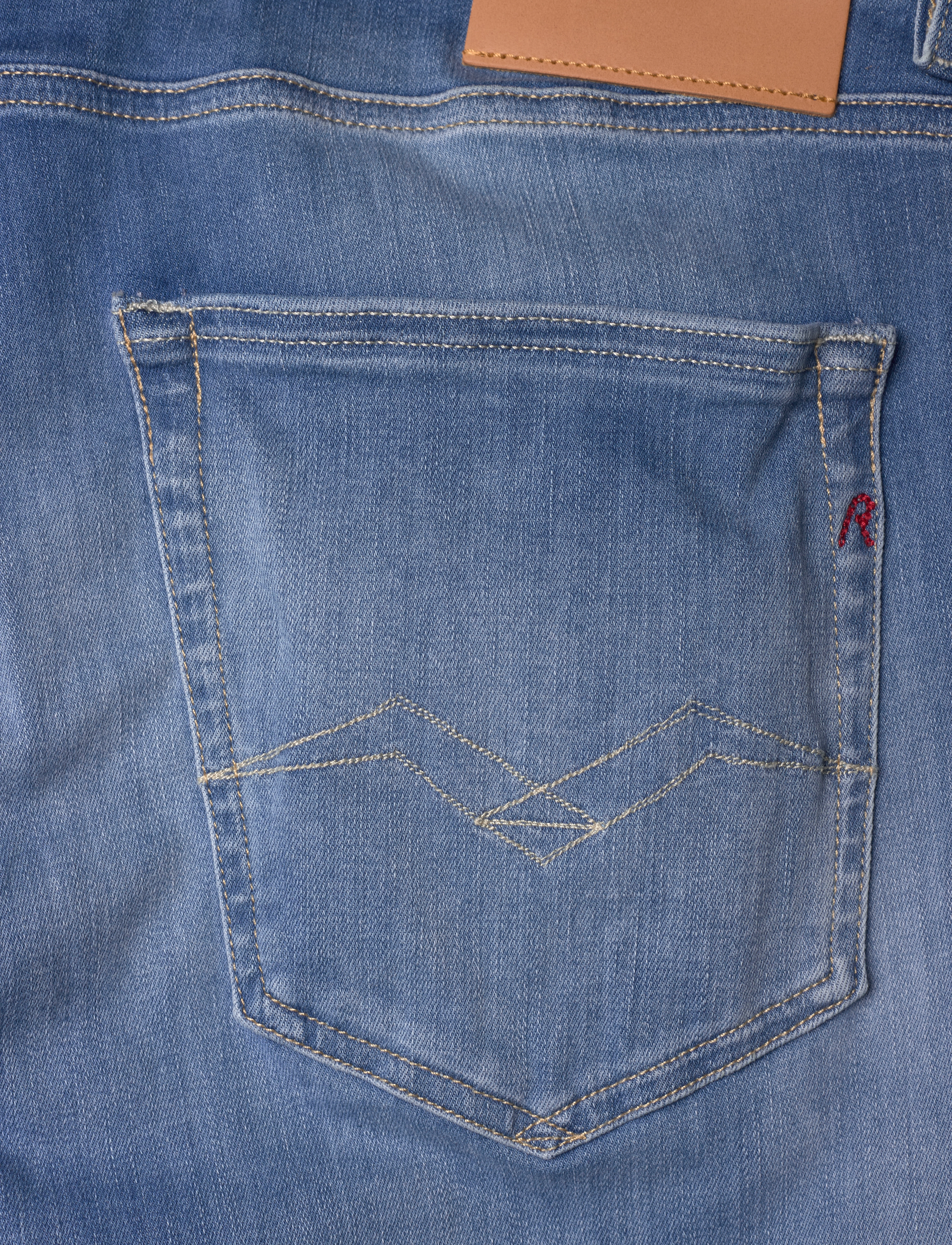 Replay - GROVER Trousers STRAIGHT HYPERFLEX ECO PLUS - blue - 4