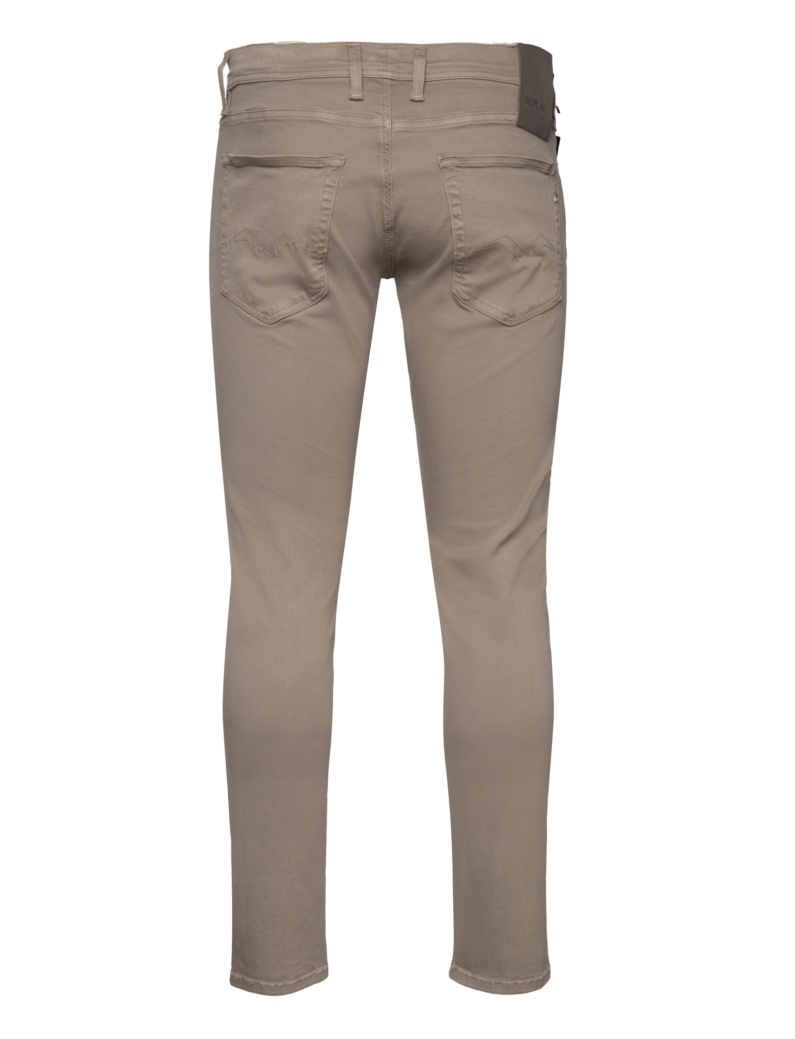 Replay - GROVER Trousers STRAIGHT Hyperflex Colour XLite - beige - 2