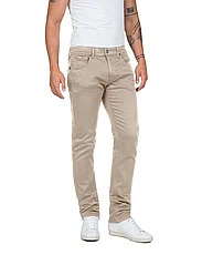 Replay - GROVER Trousers STRAIGHT Hyperflex Colour XLite - tavalised teksad - beige - 2