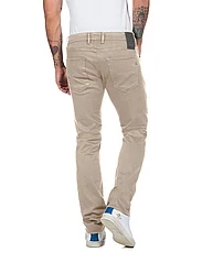 Replay - GROVER Trousers STRAIGHT Hyperflex Colour XLite - tavalised teksad - beige - 3