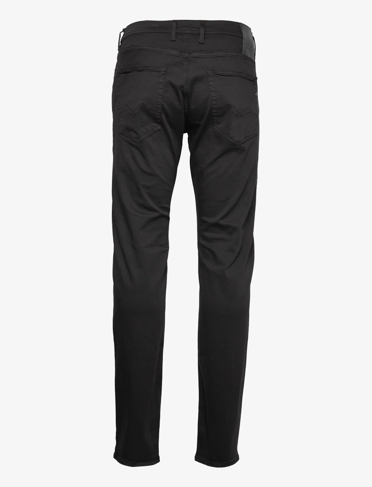 Replay - GROVER Trousers STRAIGHT Hyperflex Colour XLite - regular piegriezuma džinsa bikses - black - 1