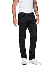 Replay - GROVER Trousers STRAIGHT Hyperflex Colour XLite - regular piegriezuma džinsa bikses - black - 6