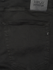 Replay - GROVER Trousers STRAIGHT Hyperflex Colour XLite - tavalised teksad - black - 5