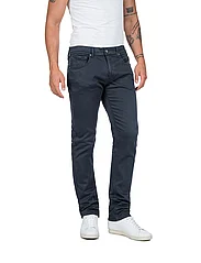 Replay - GROVER Trousers STRAIGHT Hyperflex Colour XLite - tavalised teksad - blue - 2