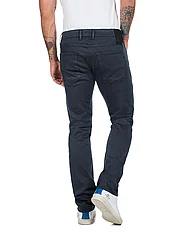 Replay - GROVER Trousers STRAIGHT Hyperflex Colour XLite - tavalised teksad - blue - 3