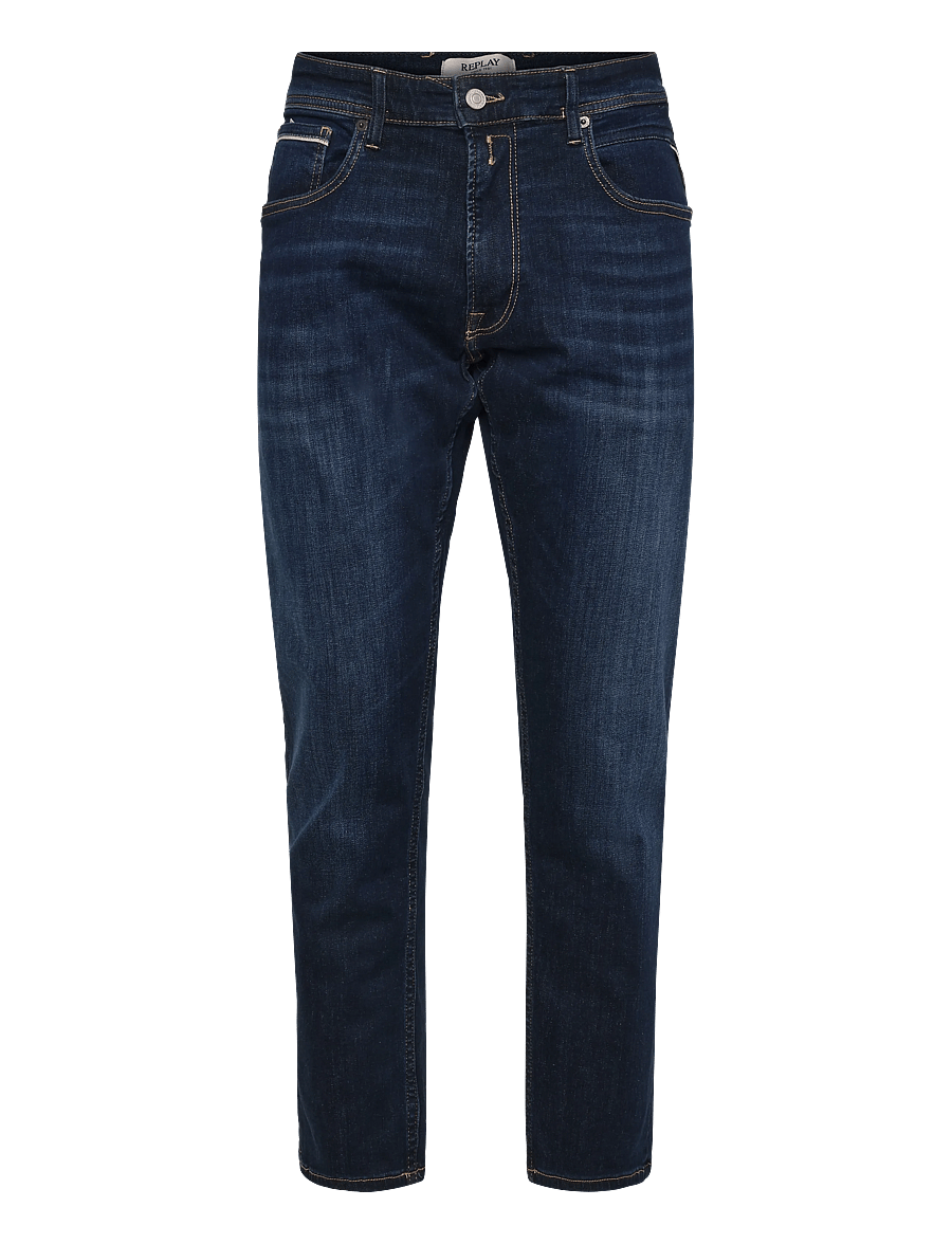 Replay - GROVER Trousers STRAIGHT 99 Denim - regular jeans - blue - 1