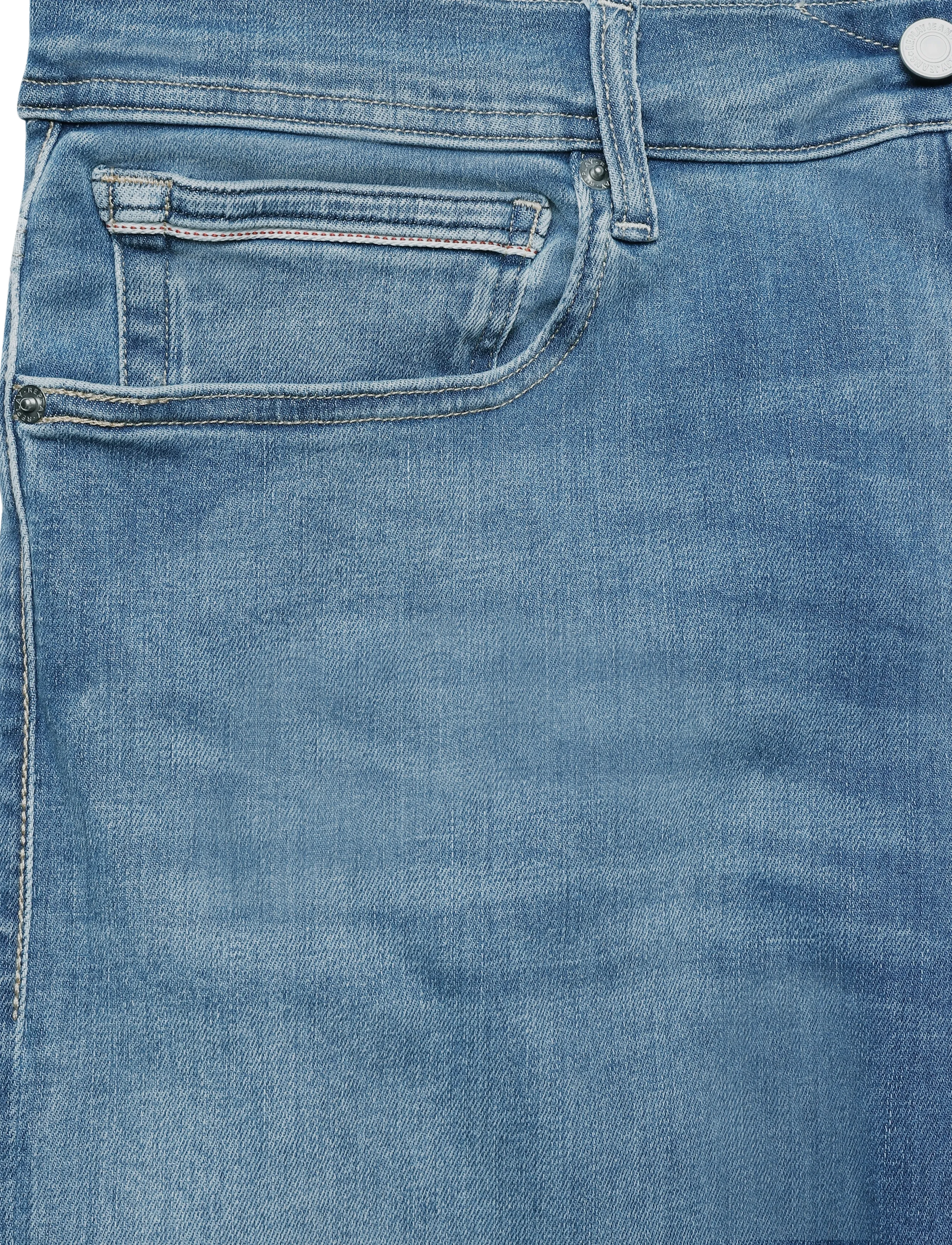 Replay - GROVER Trousers STRAIGHT HYPERFLEX ORIGINAL - medium blue - 4