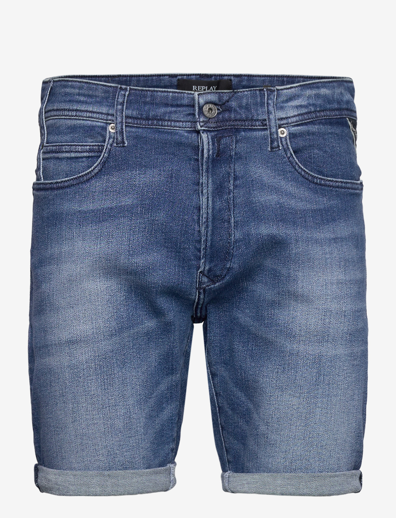 Replay - RBJ.981 SHORT Shorts TAPERED C-Stretch - jorts - blue - 1