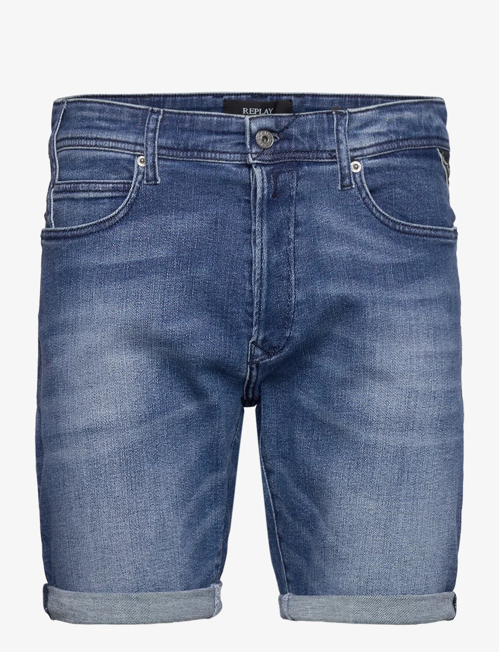 Replay - RBJ.981 SHORT Shorts TAPERED C-Stretch - jorts - blue - 0