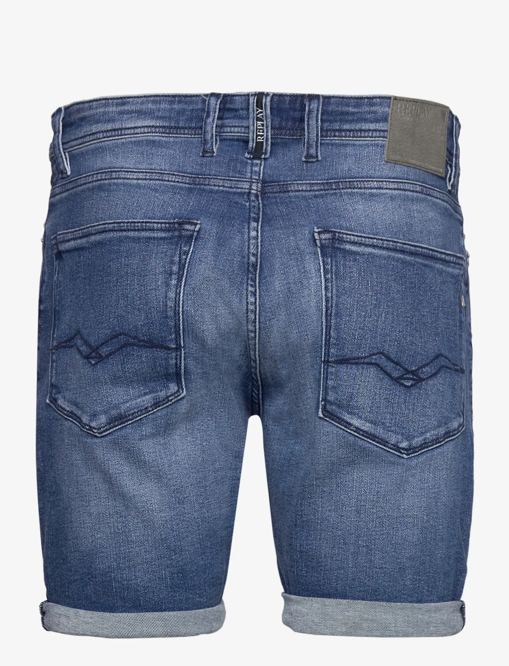 Replay - RBJ.981 SHORT Shorts TAPERED C-Stretch - jorts - blue - 1