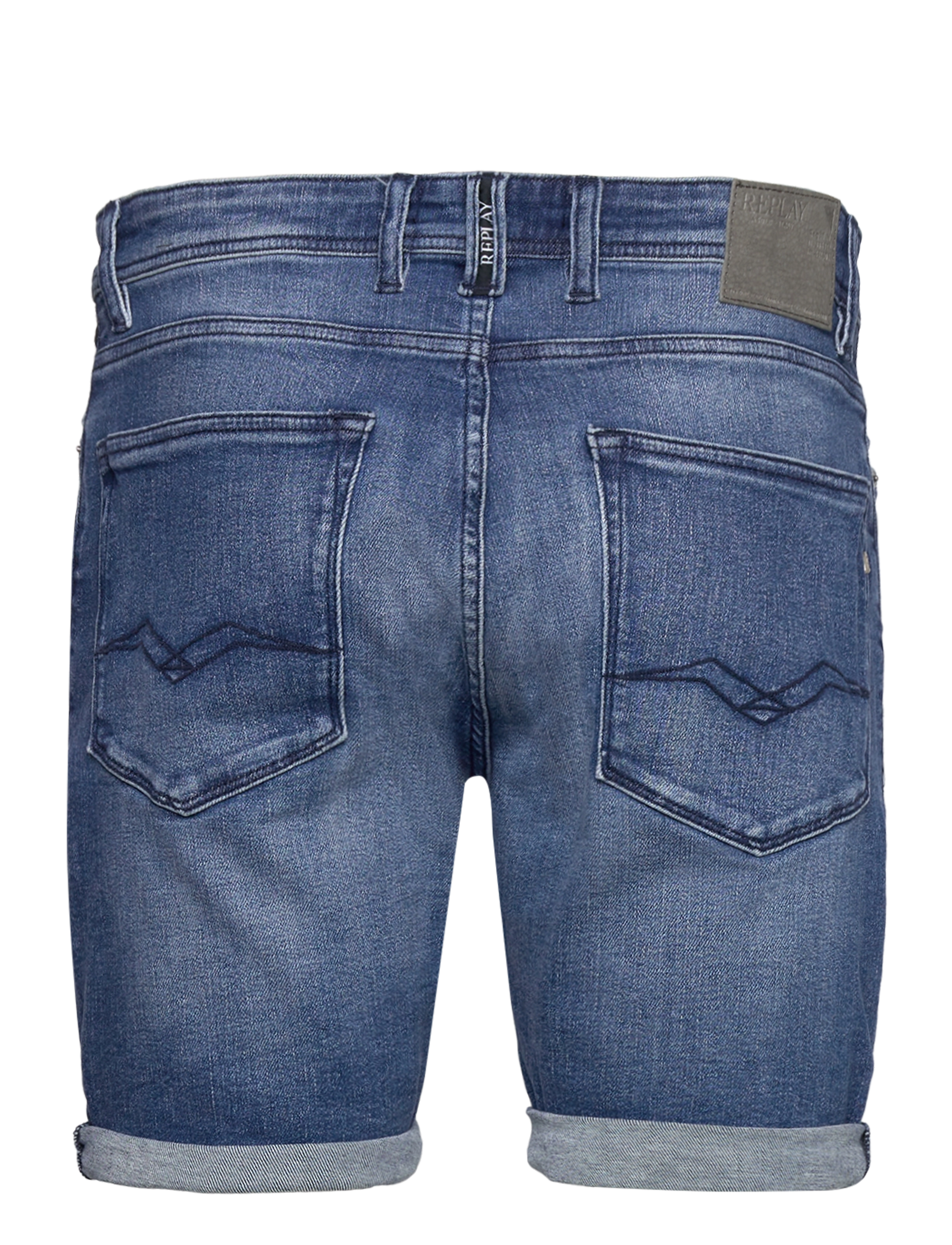 Replay - RBJ.981 SHORT Shorts TAPERED C-Stretch - džinsa šorti - blue - 2
