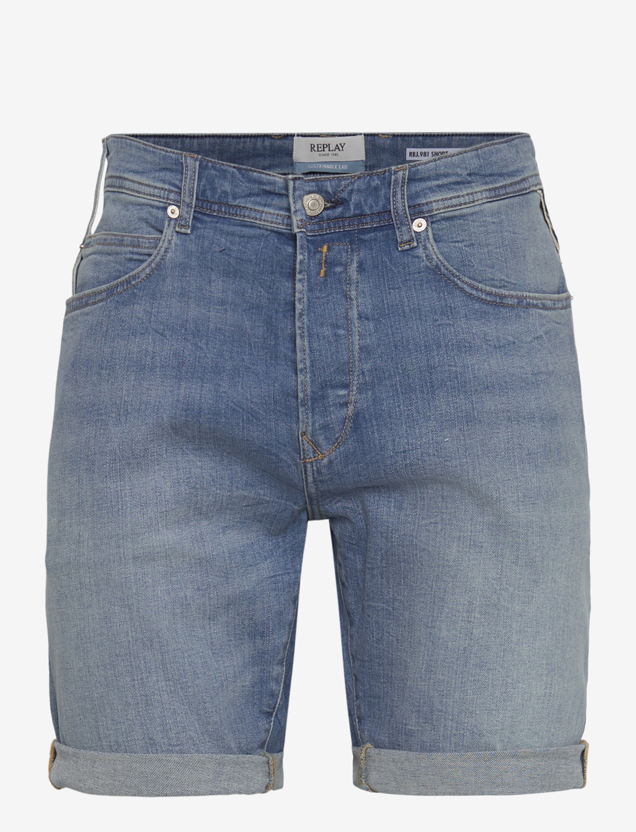 Replay - RBJ.981 SHORT Shorts TAPERED 573 ECO PLUS - jorty - medium blue - 1