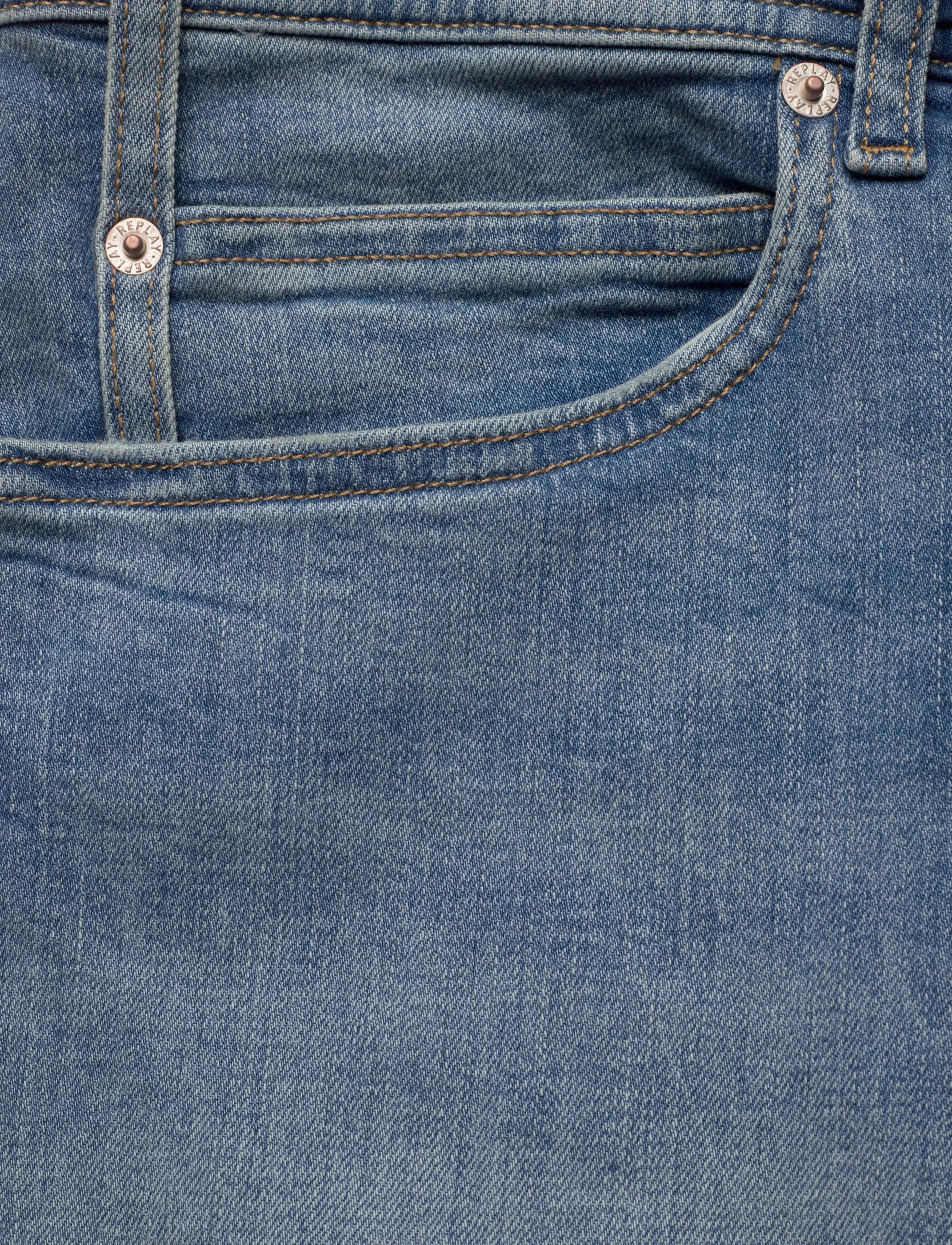 Replay - RBJ.981 SHORT Shorts TAPERED 573 ECO PLUS - lühikesed teksapüksid - medium blue - 4