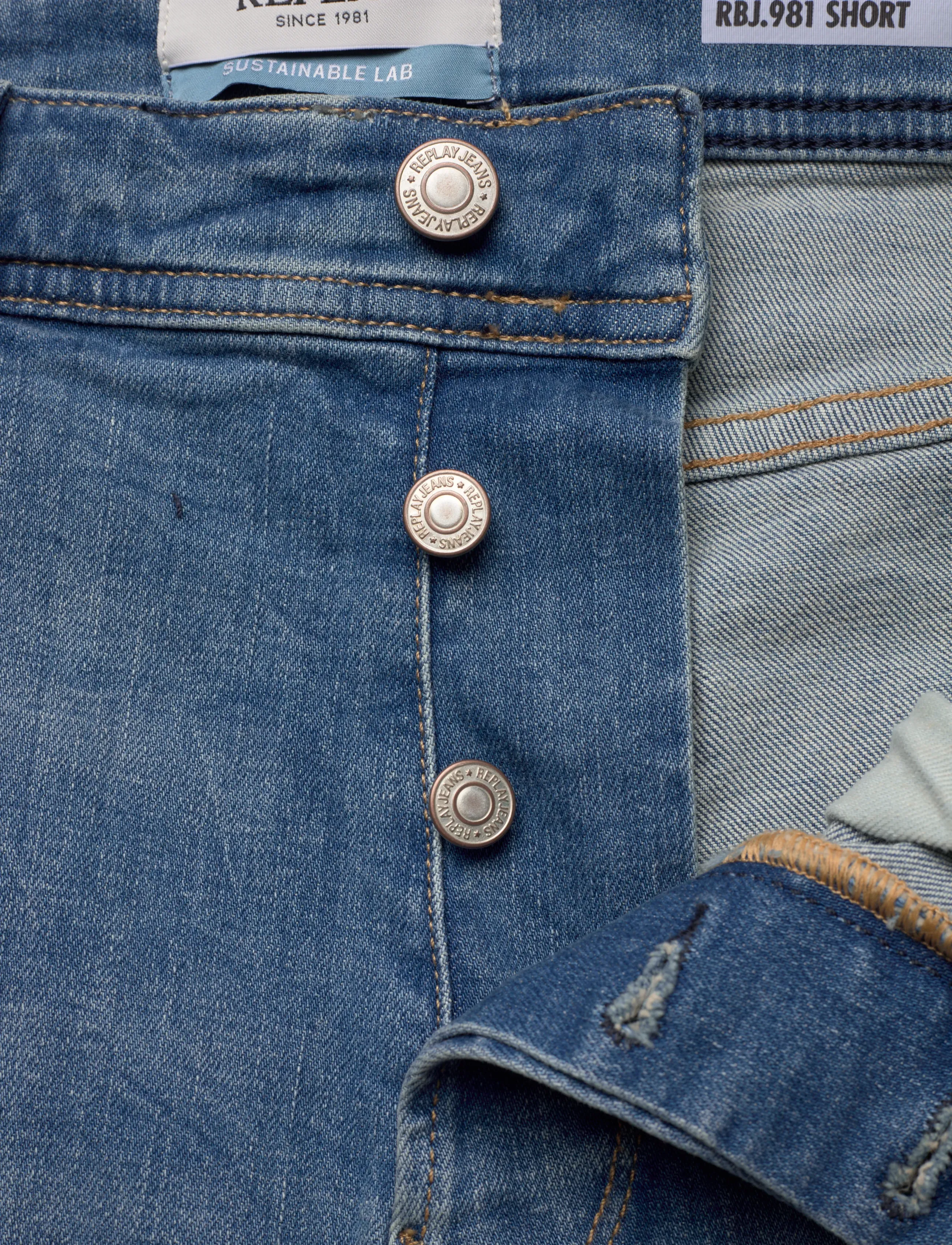 Replay - RBJ.981 SHORT Shorts TAPERED 573 ECO PLUS - lühikesed teksapüksid - medium blue - 5