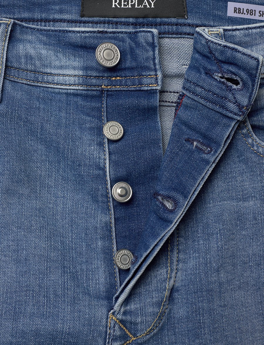 Replay - RBJ.981 SHORT Shorts TAPERED 573 ONLINE - blue - 5