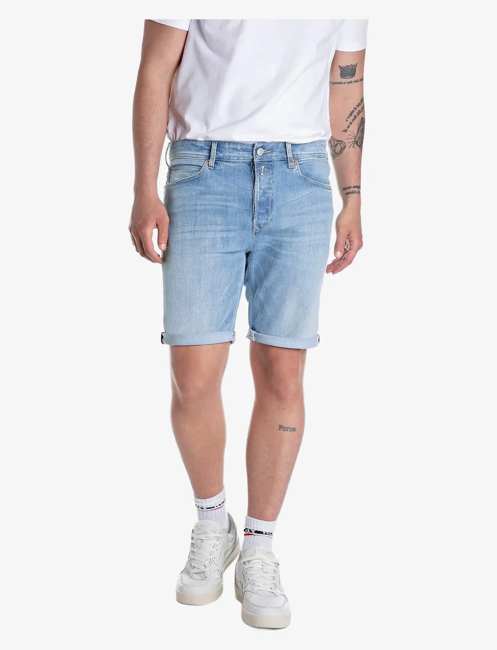 Replay - RBJ.981 SHORT Shorts TAPERED 573 ECO PLUS - jorts - blue - 0
