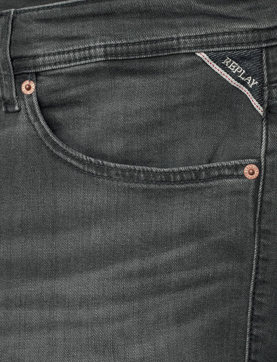 Replay - RBJ.981 SHORT Shorts TAPERED 573 ECO PLUS - gallastuttbuxur - grey - 5
