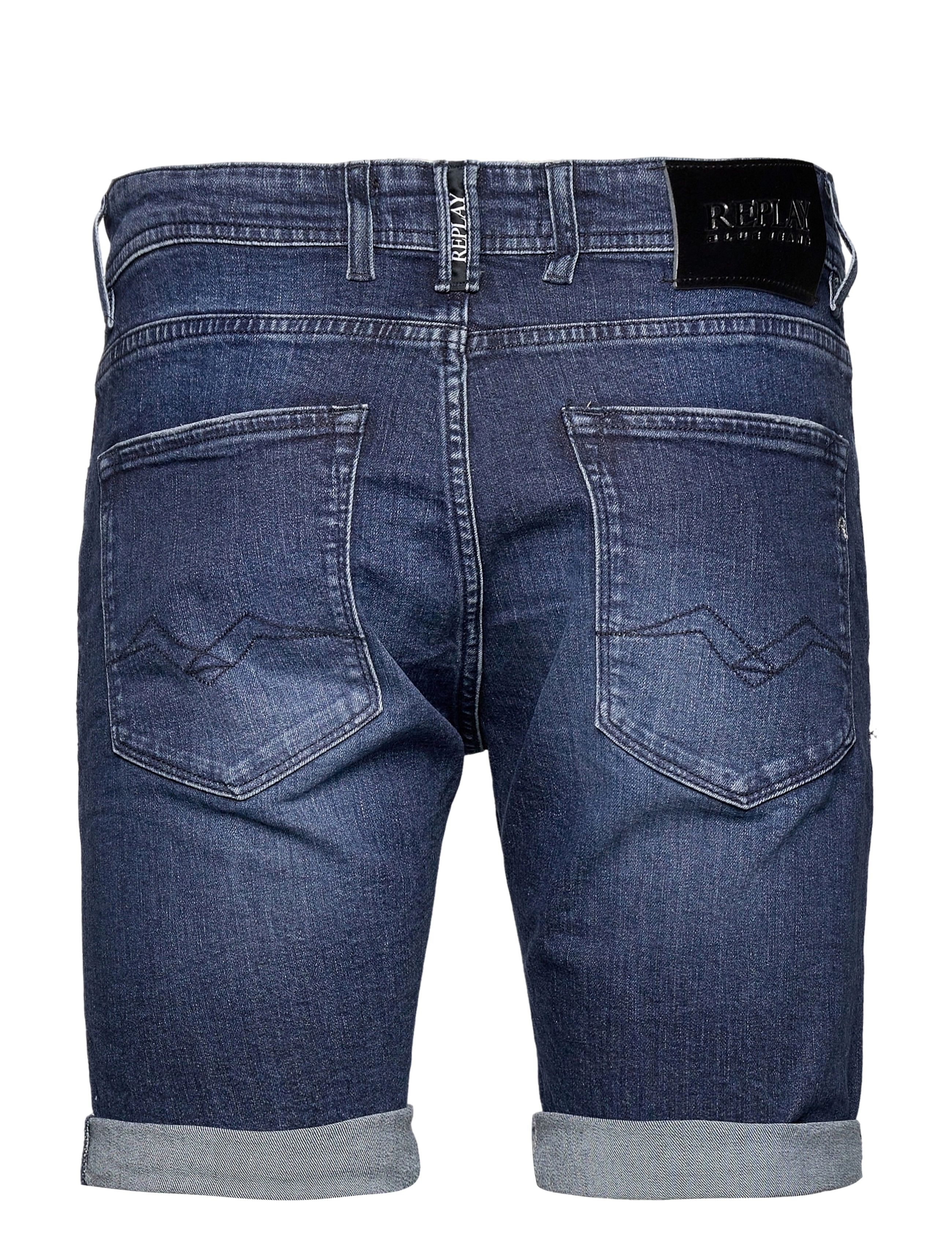 Replay - RBJ.901 SHORT Shorts TAPERED 573 Clouds - dark blue - 1