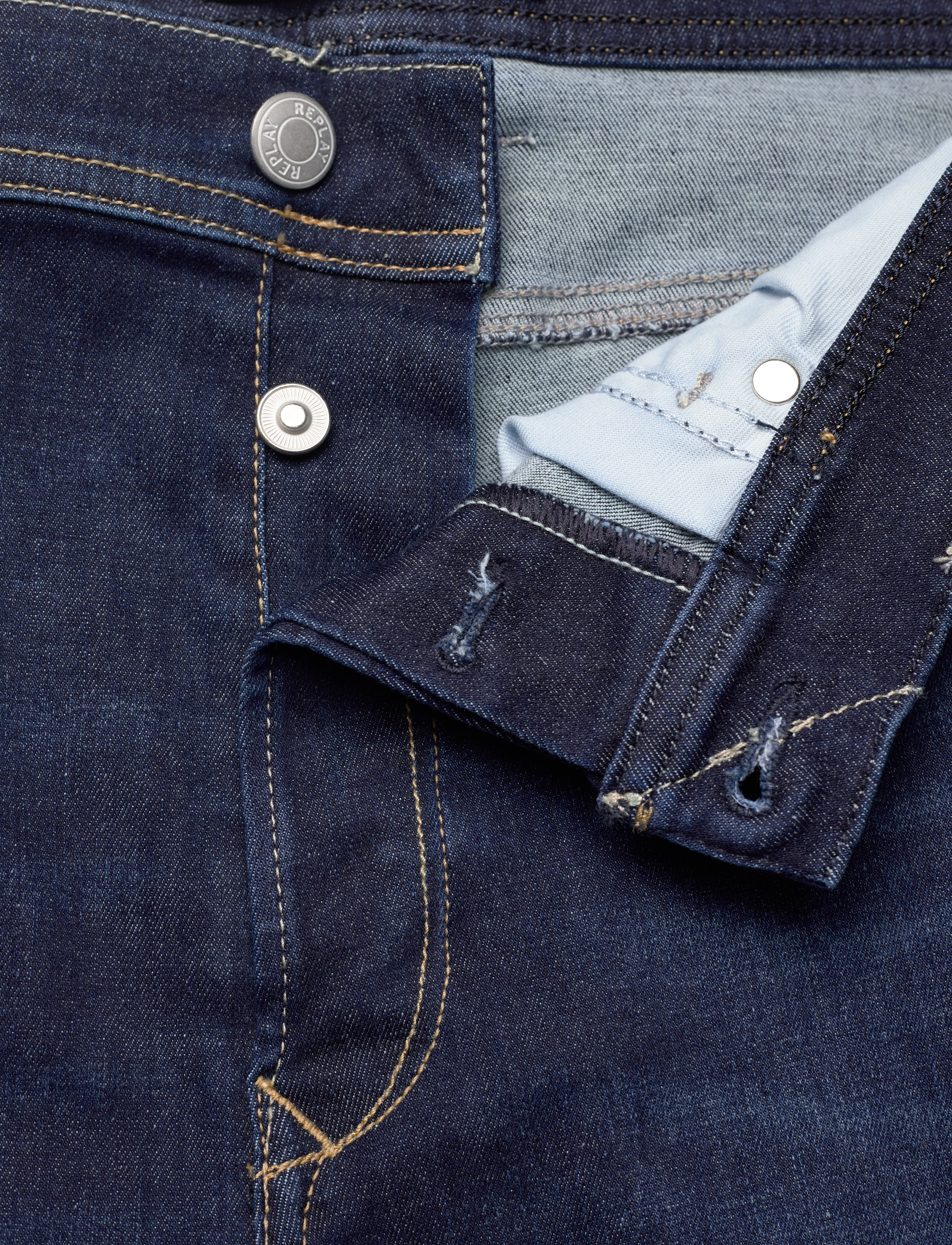 Replay - RBJ.901 SHORT Shorts TAPERED RECYCLED 360 - blue - 3
