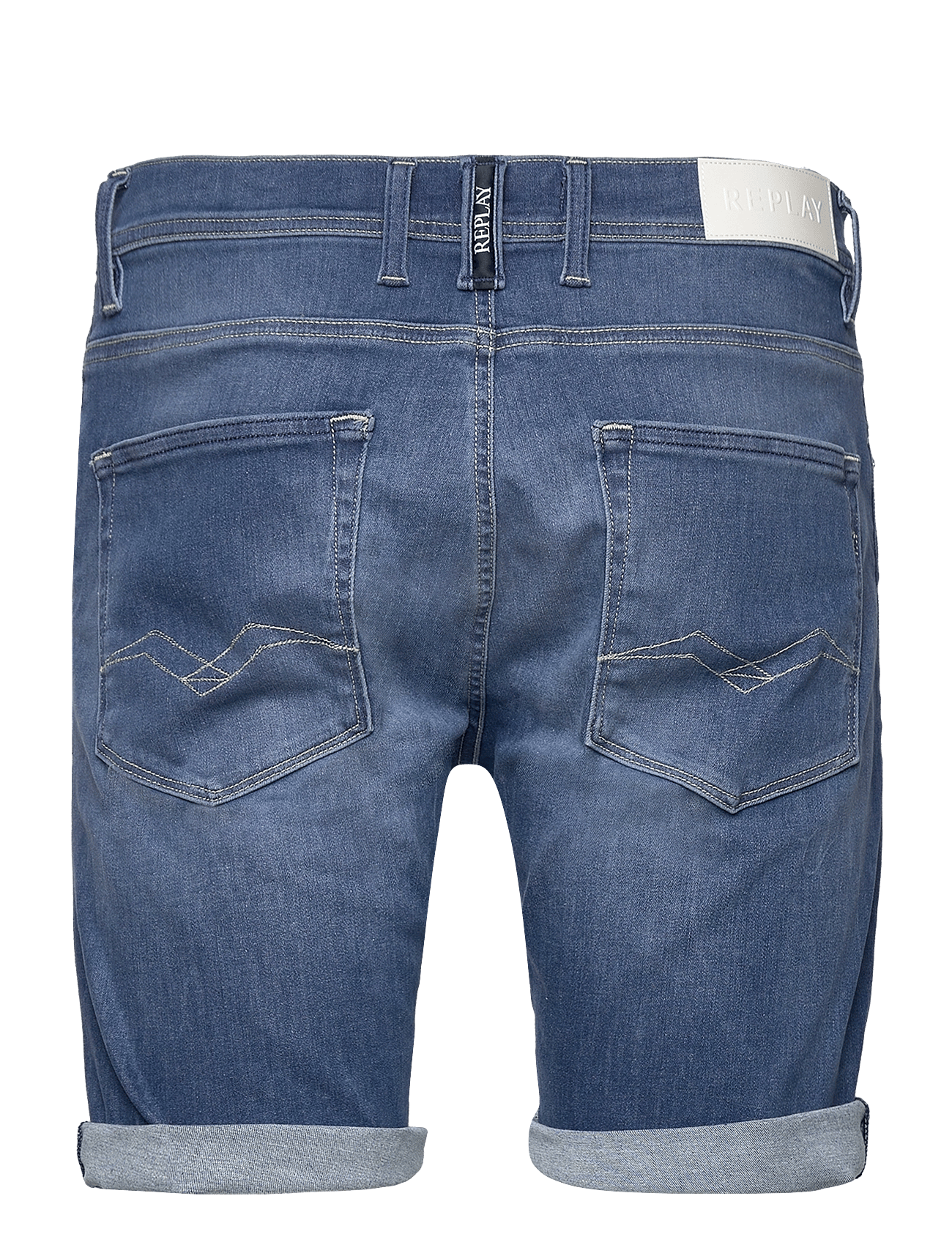 Replay Heren Short RBJ.981 Short - Tapered Fit - Blauw Zwart Beige W29-W40 Replay Heren Short RBJ.981 Short - Tapered Fit - Blauw Zwart Beige W29-W40