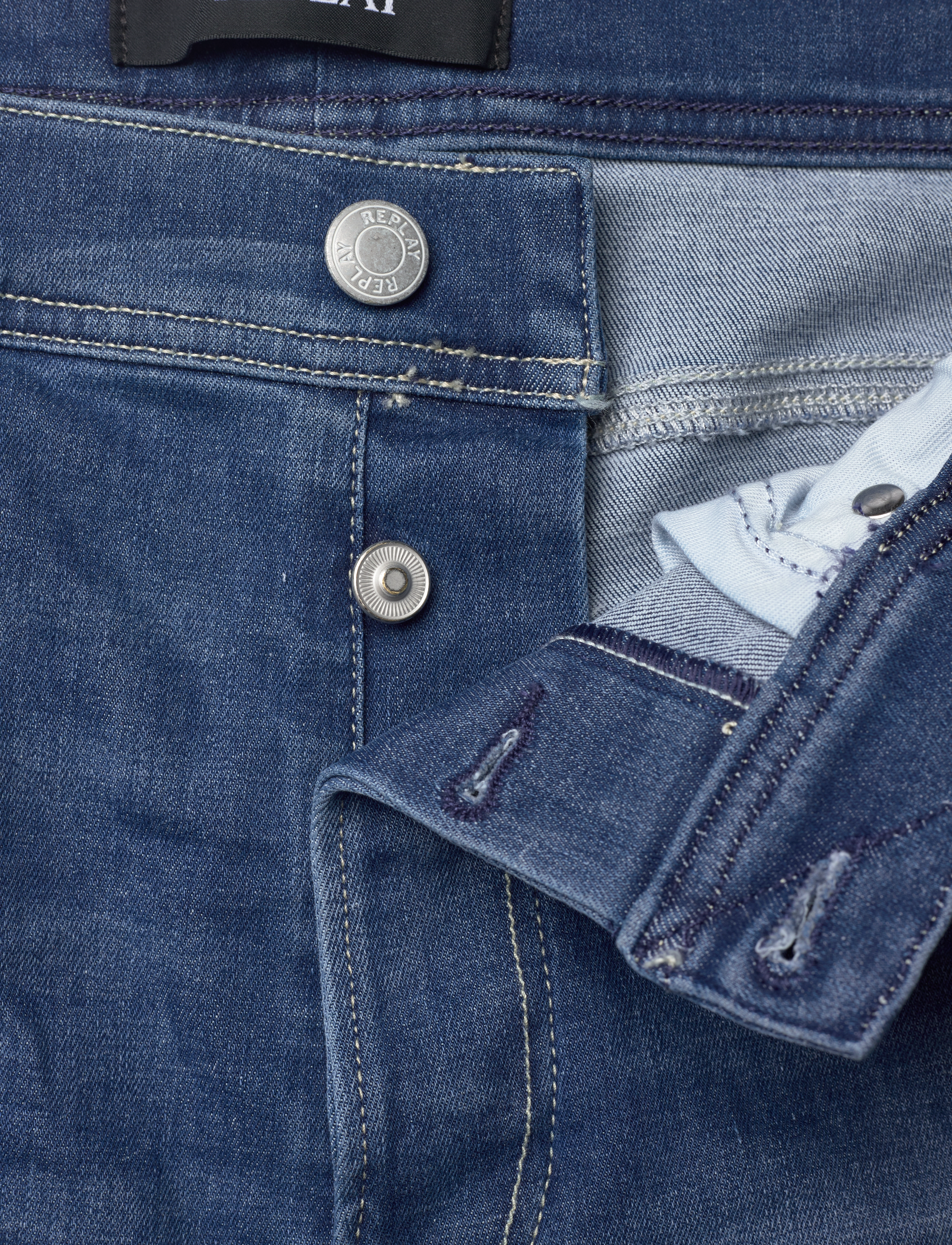 Replay - RBJ.901 SHORT Shorts TAPERED RECYCLED 360 - blue - 3
