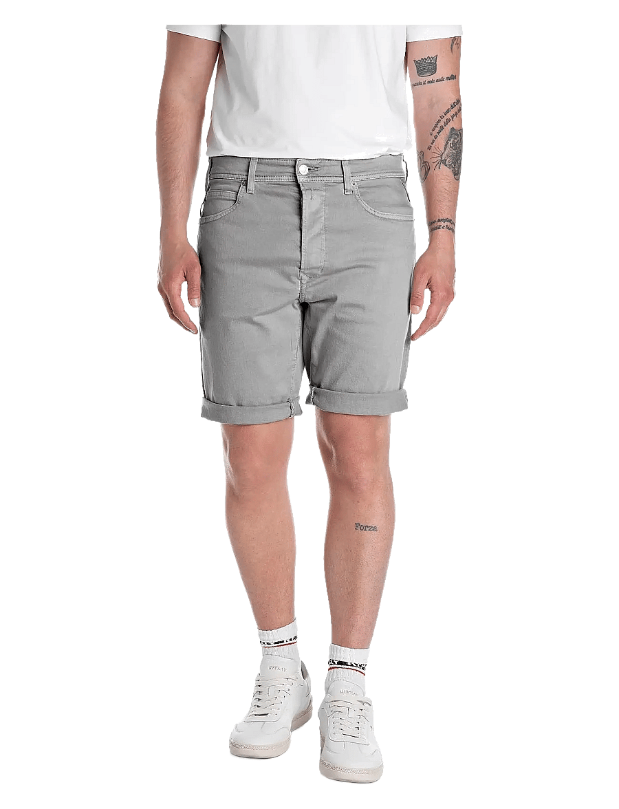 Replay - RBJ.981 SHORT Shorts TAPERED - jeans shorts - grey - 0