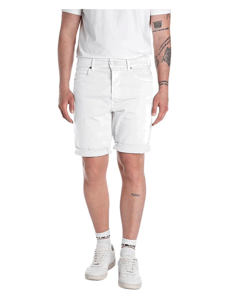 Replay - RBJ.981 SHORT Shorts TAPERED - casual shorts - white - 0