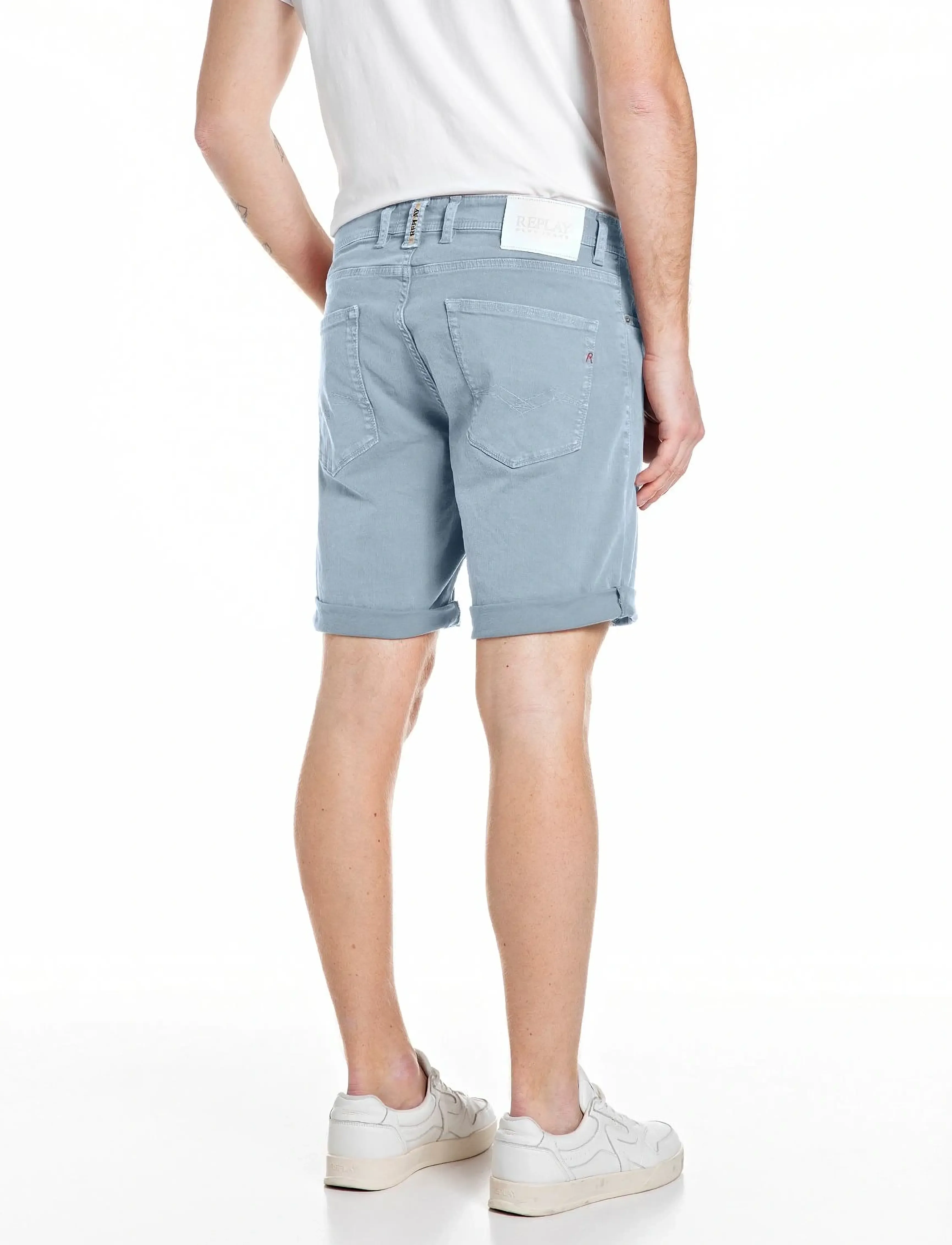 Replay - RBJ.981 SHORT Shorts TAPERED - casual shorts - blue - 3