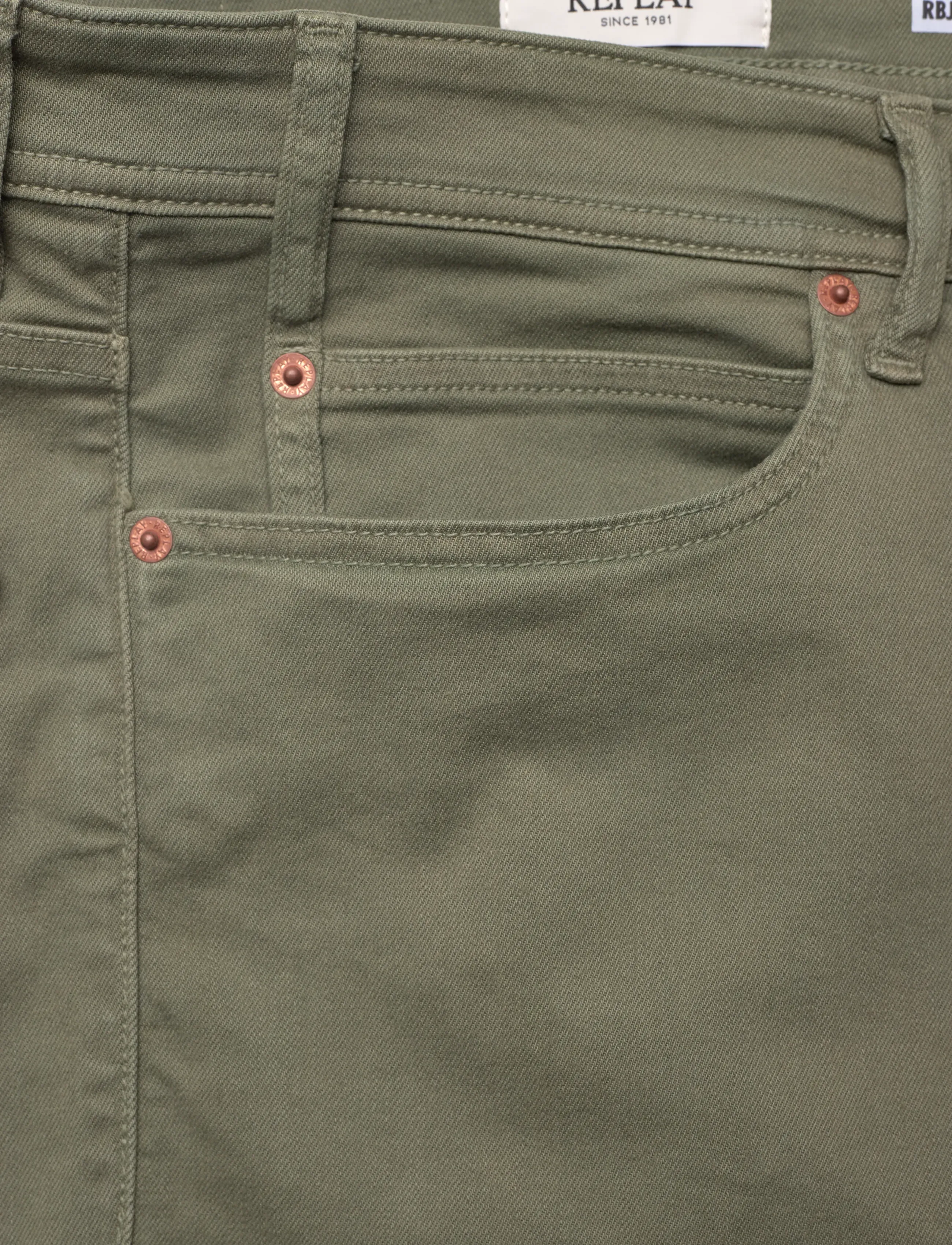 Replay - RBJ.981 SHORT Shorts TAPERED - casual shorts - green - 4