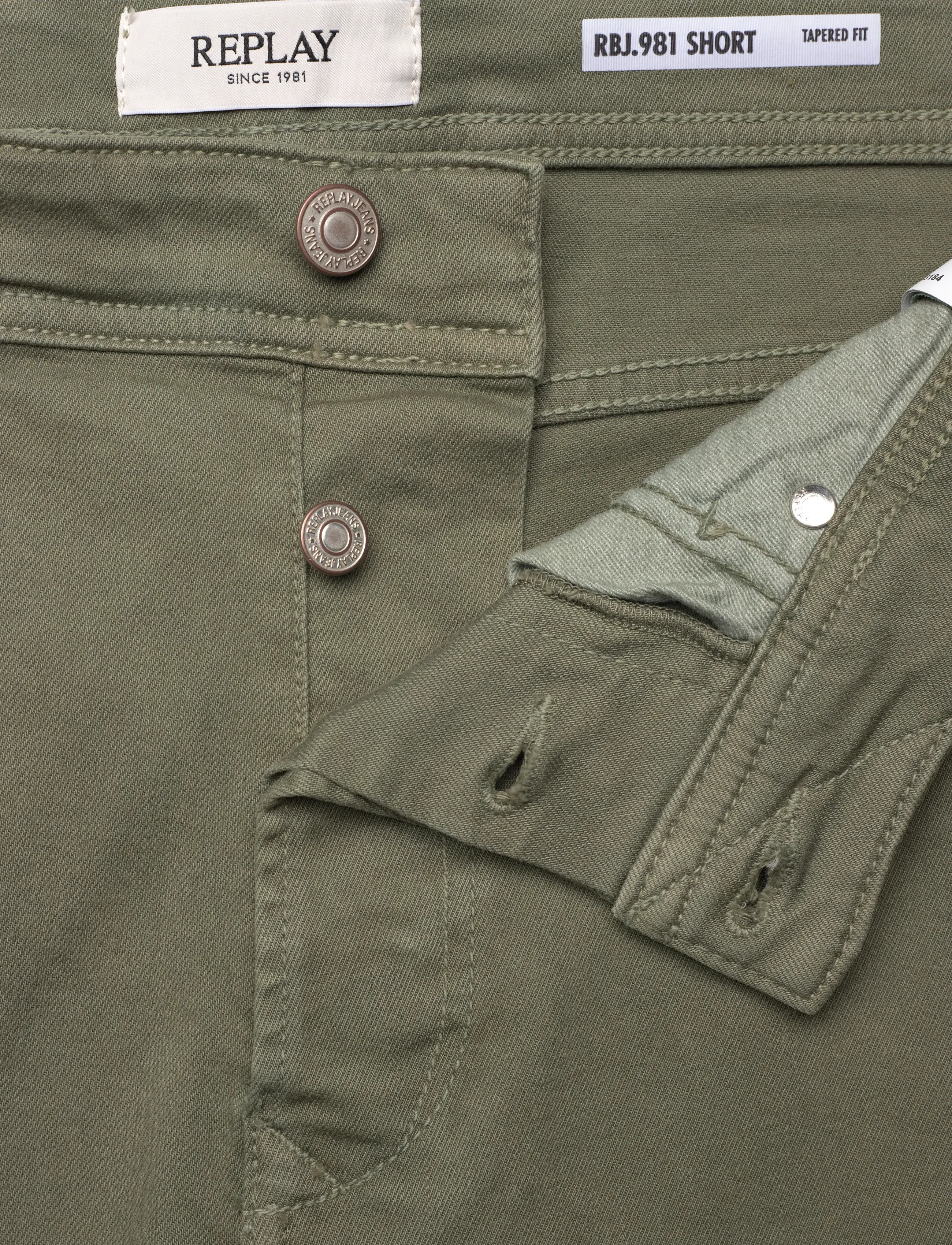 Replay - RBJ.981 SHORT Shorts TAPERED - casual shorts - green - 5