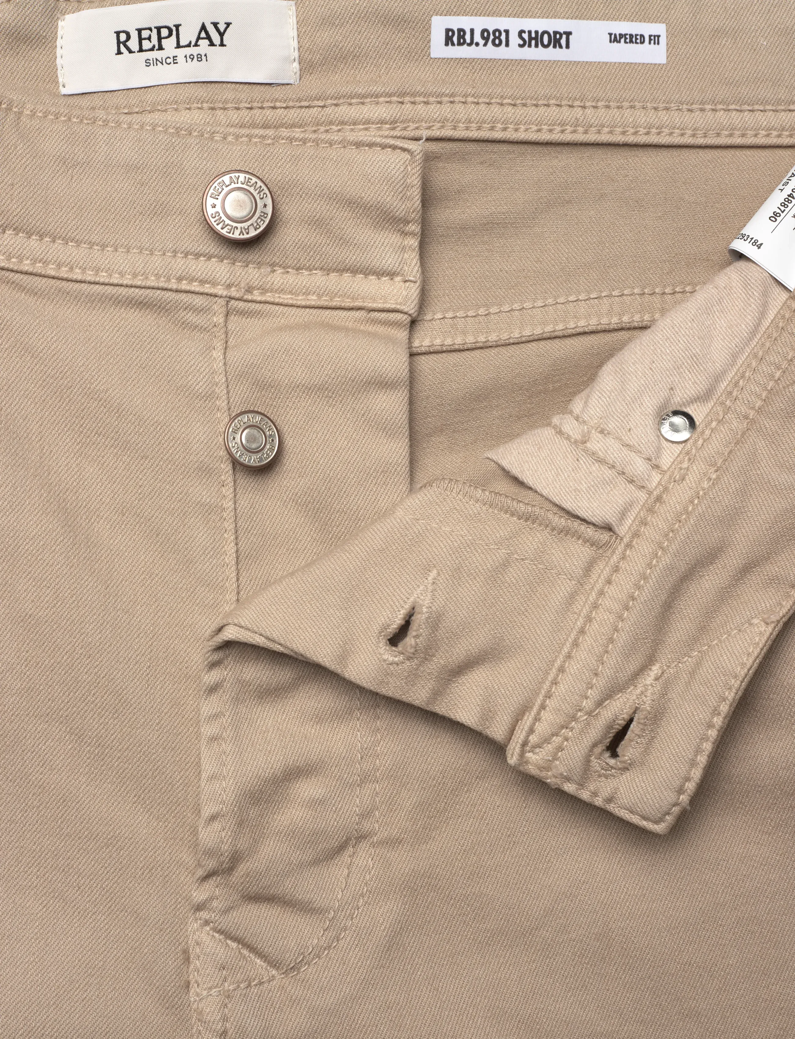 Replay - RBJ.981 SHORT Shorts TAPERED - hversdagsstuttbuxur - khaki green - 5