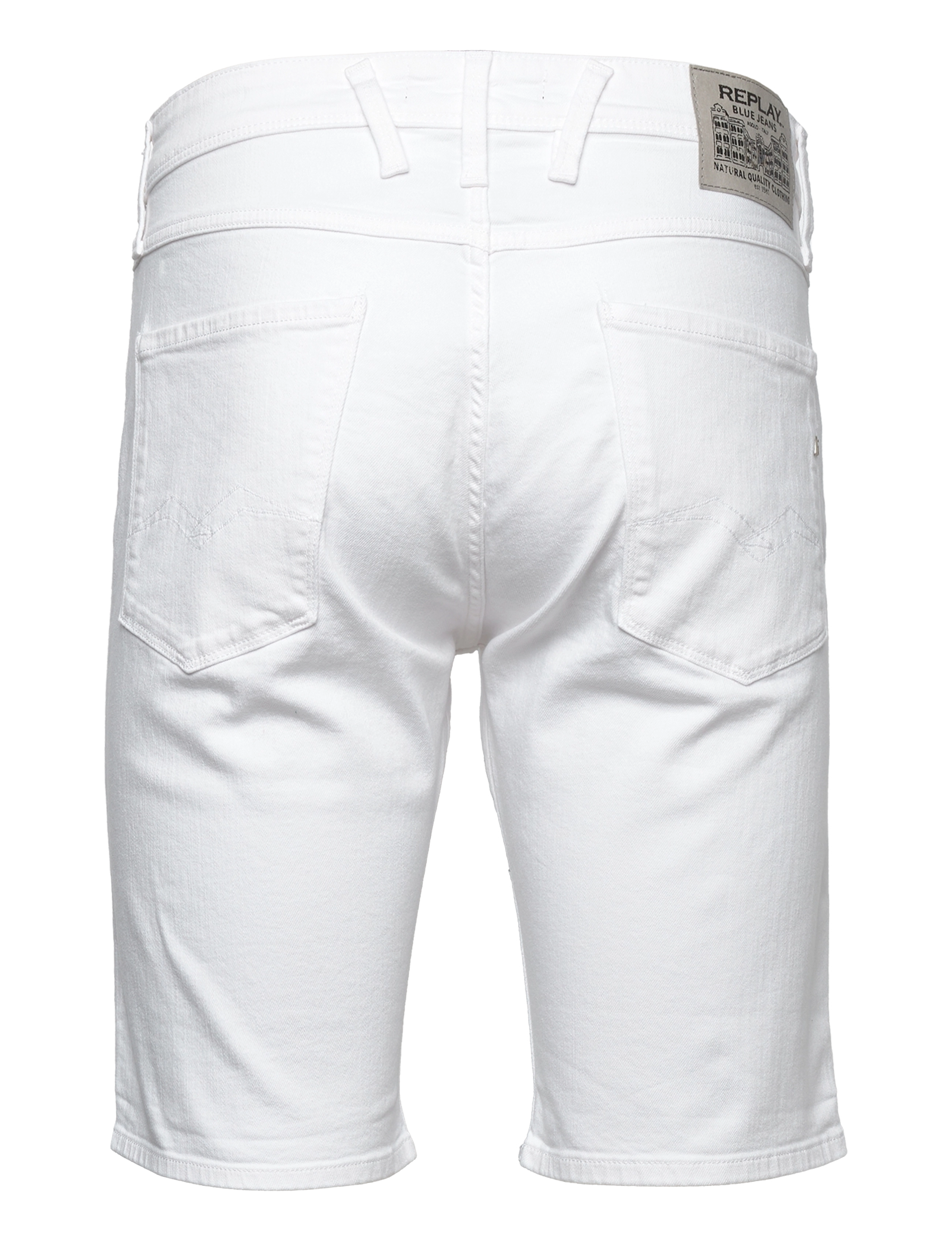 Replay - NEW ANBASS SHORT Shorts SLIM - white - 1