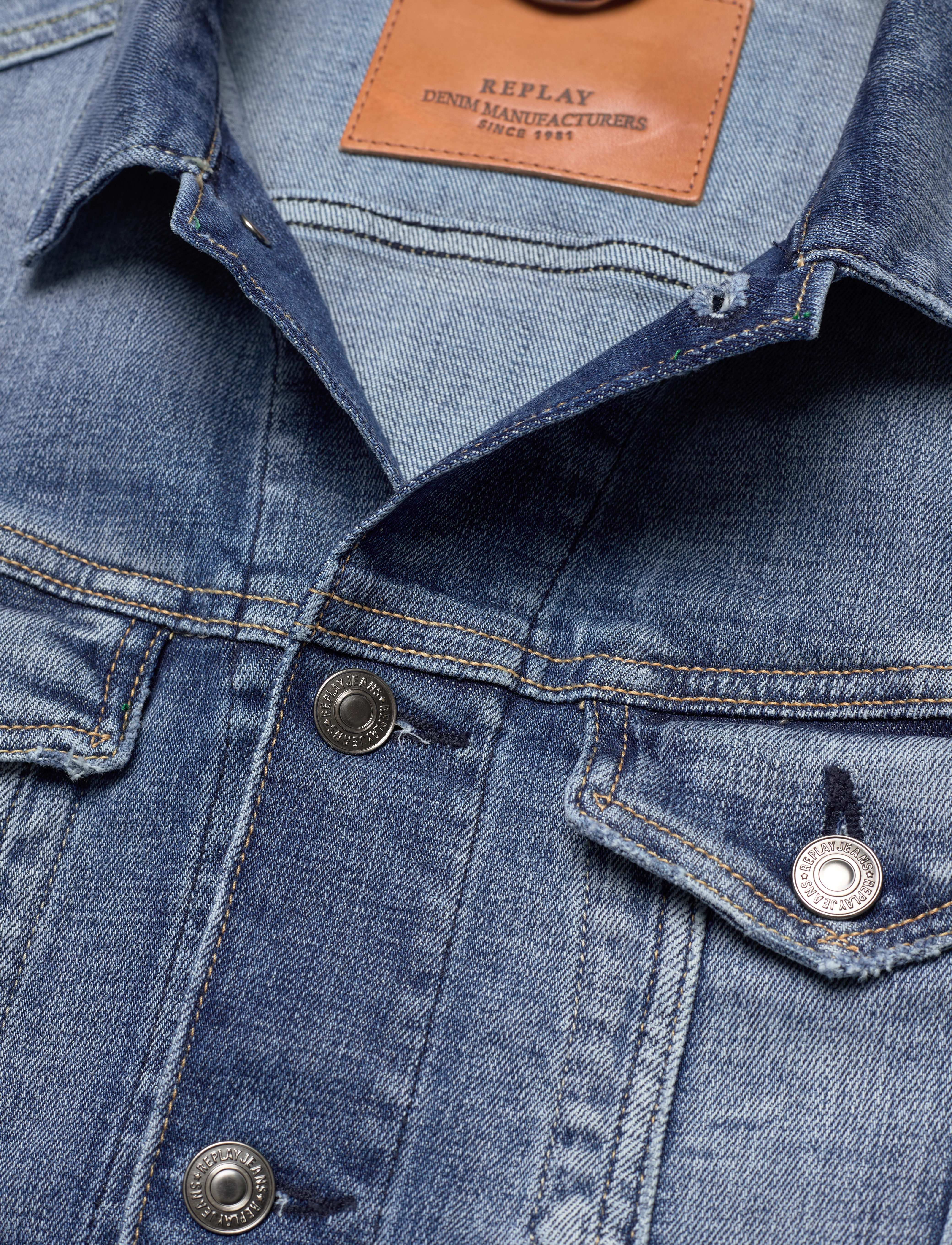 Replay - Jacket AGED - blue - 2
