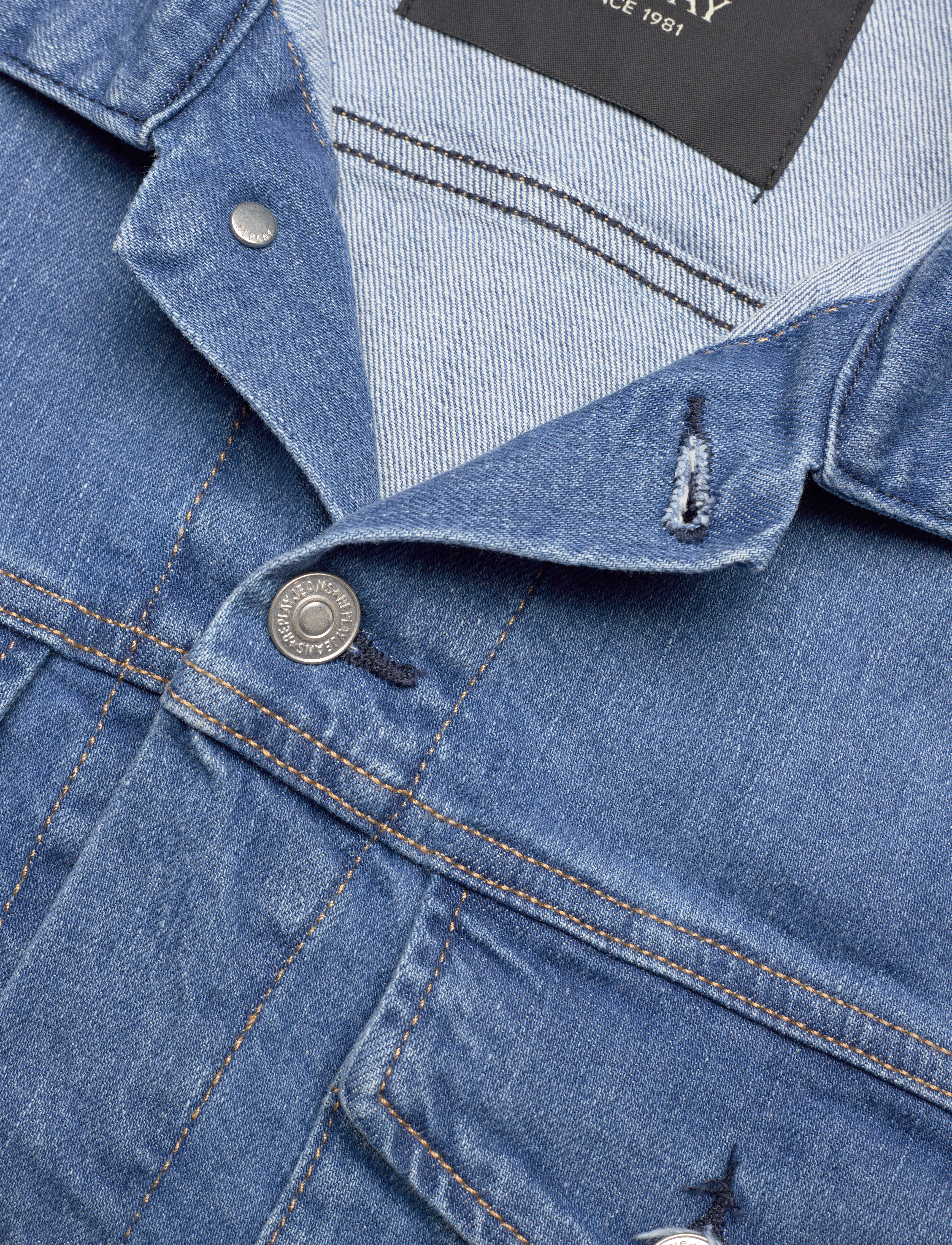 Replay - Jacket REGULAR Replay Basics - kevadjakid - blue - 4