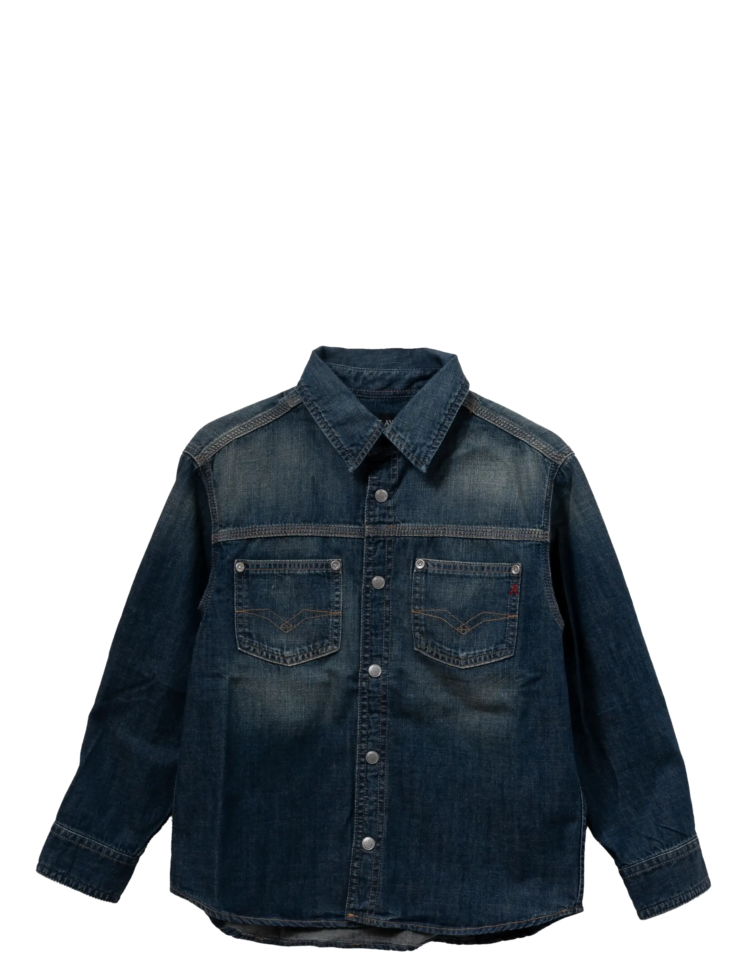 Replay Over Denim Shirt, 14 A, Blue, Skjorter > Langærmede Shirts, Børn