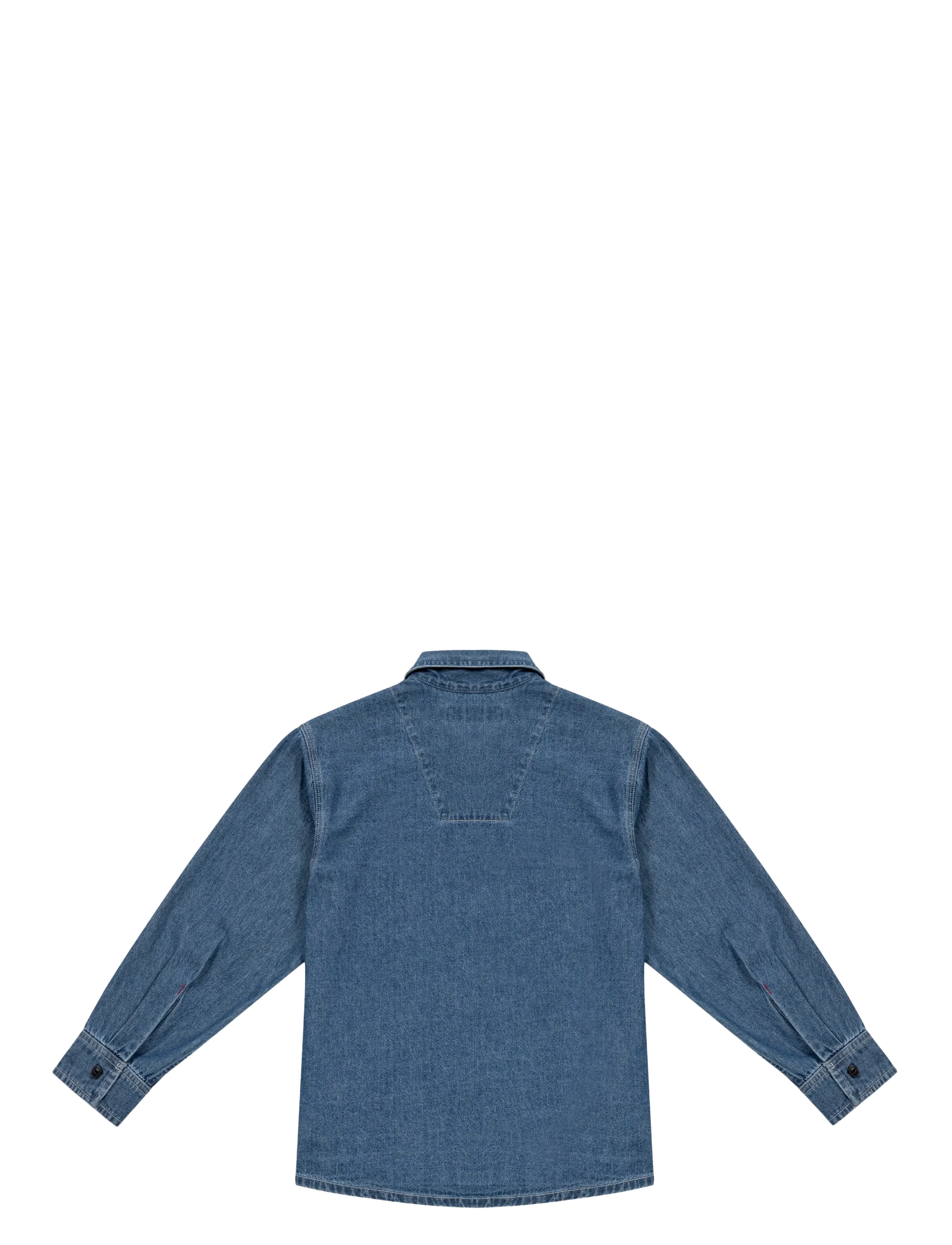 REPLAY Over Canvas Shirt Blau - 12 A - Kinder