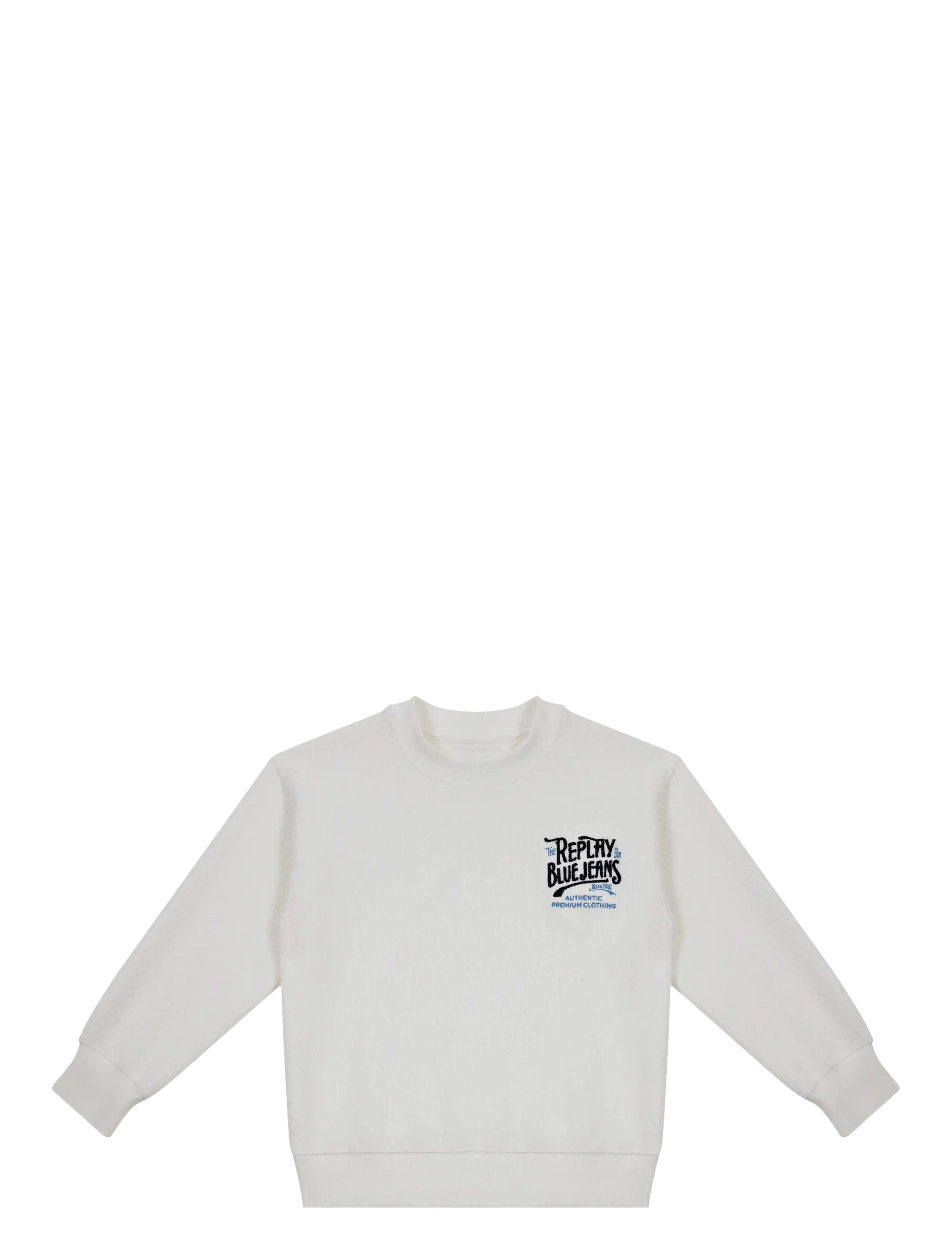 REPLAY Over Fleece Jumper Weiß - 12 A - Kinder
