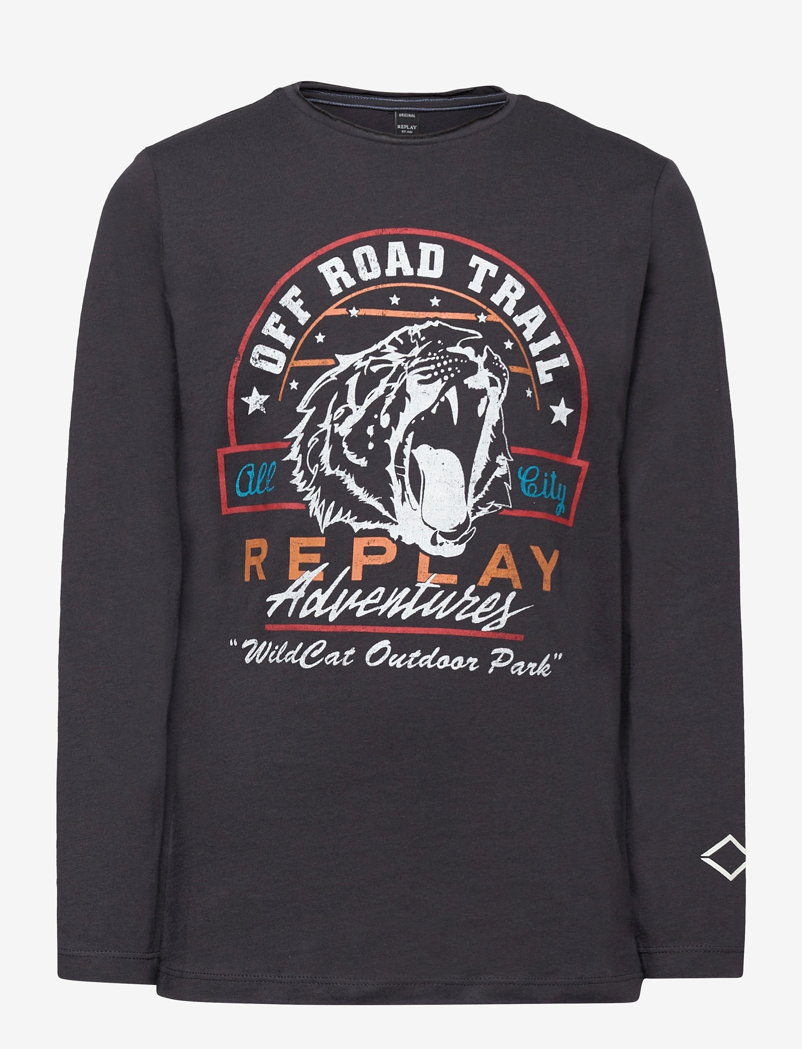 Replay - Long-sleeved t-shirt Back To School - blue - 0