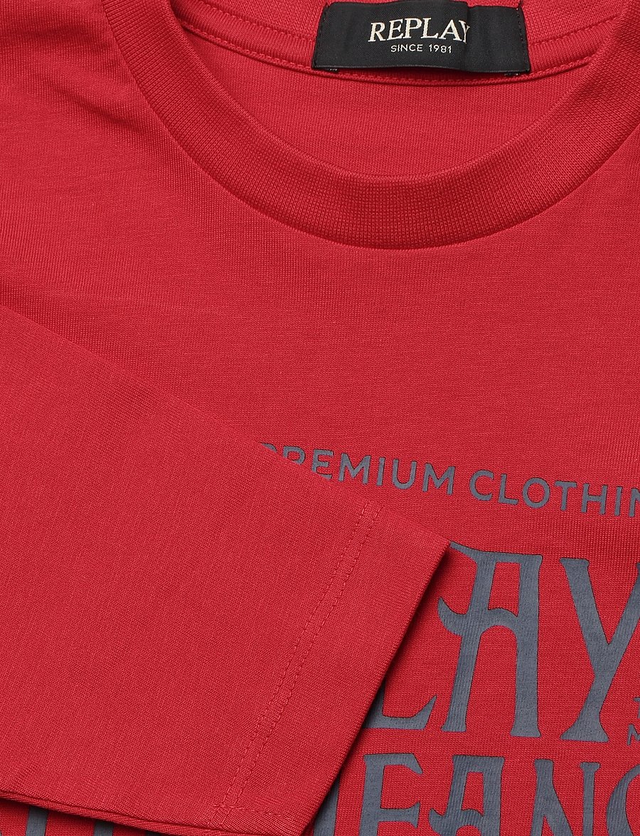 Replay - OVER JERSEY Long-sleeved T-shirt - red - 2