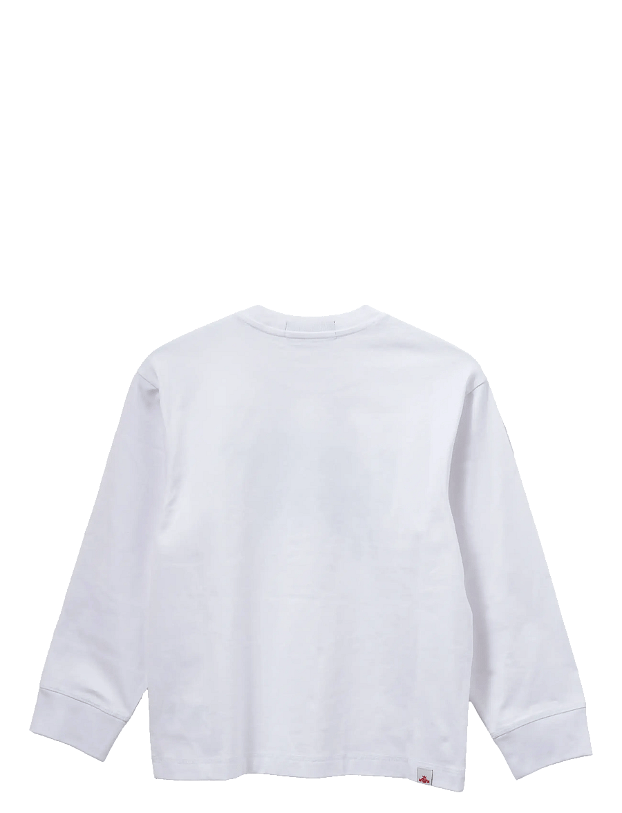Replay - OVER JERSEY Long-sleeved T-shirt - langærmede t-shirts - white - 1