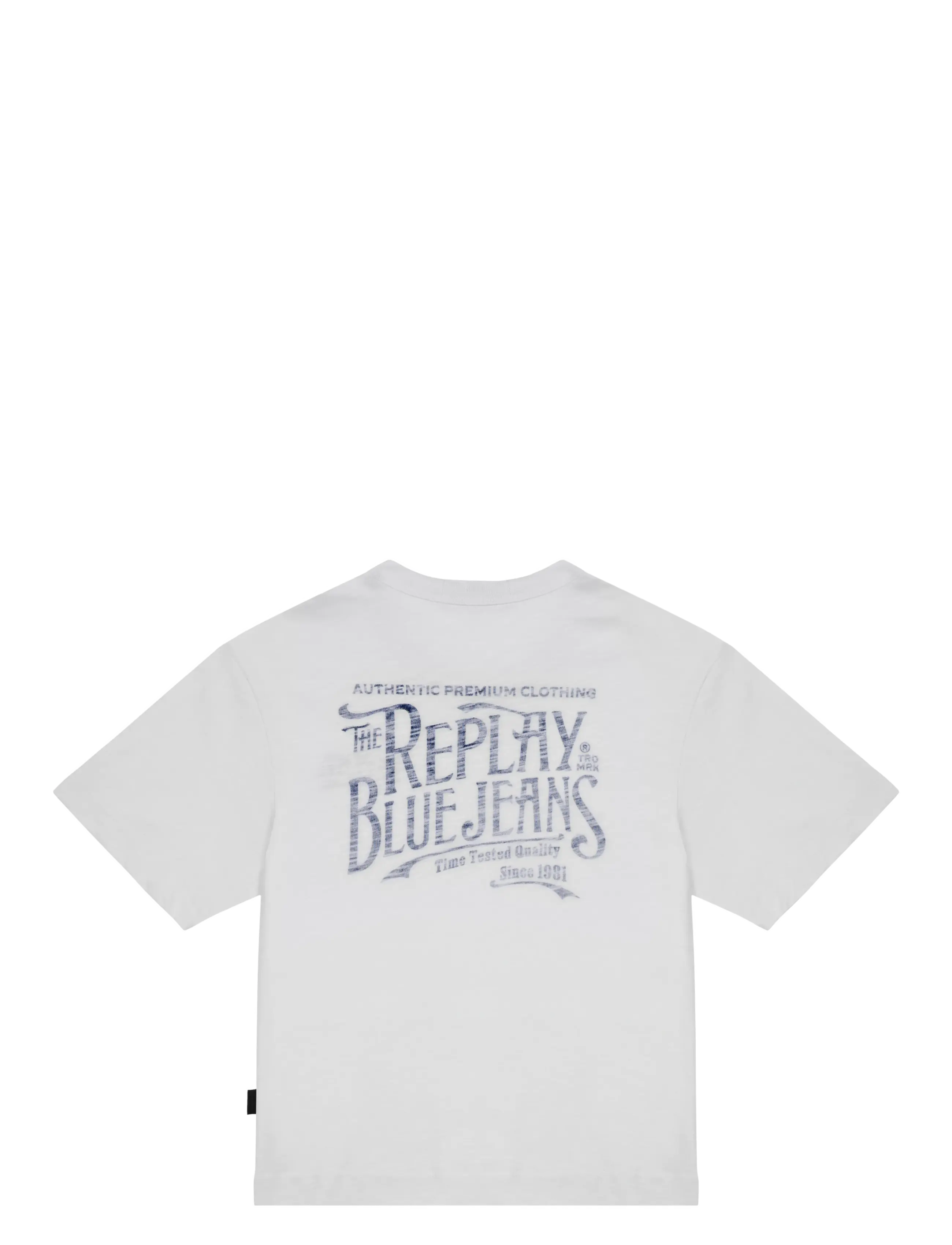 REPLAY Over Jersey T-Shirt Weiß - 12 A - Kinder