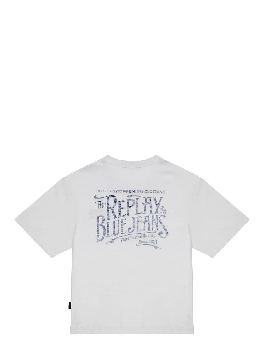 Replay - OVER JERSEY T-Shirt - white - 0