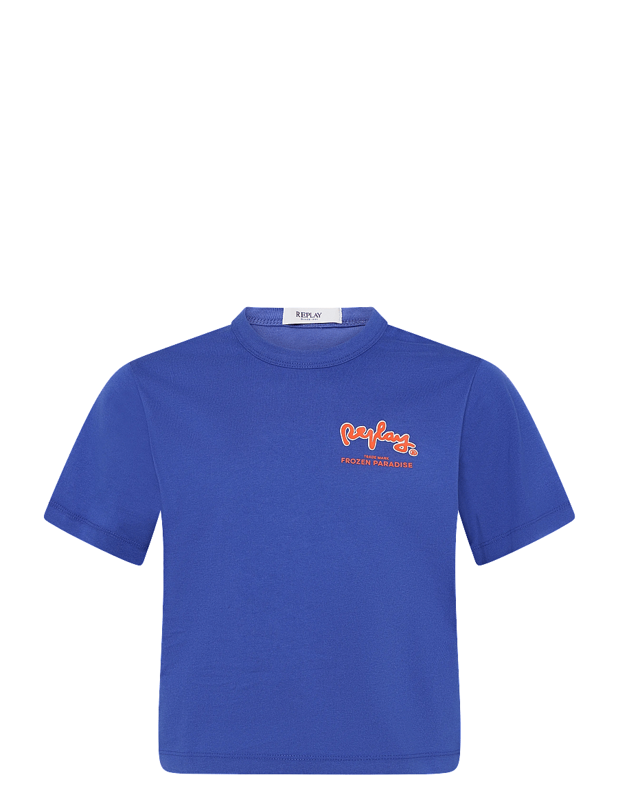 Replay - OVER JERSEY T-ShirtROYAL BLUE - lühikeste varrukatega t-särgid - blue - 0