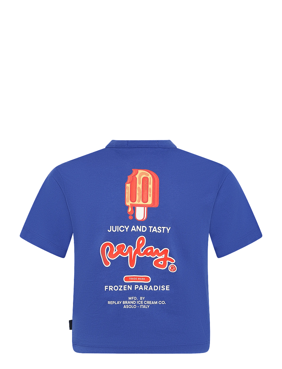 Replay - OVER JERSEY T-ShirtROYAL BLUE - lühikeste varrukatega t-särgid - blue - 1