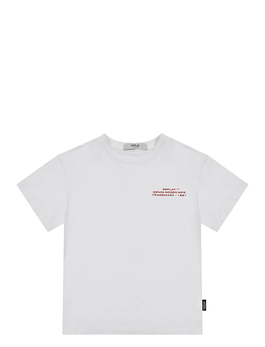 Replay - OVER Replay Basics JERSEY T-Shirt - lühikeste varrukatega t-särgid - white - 0