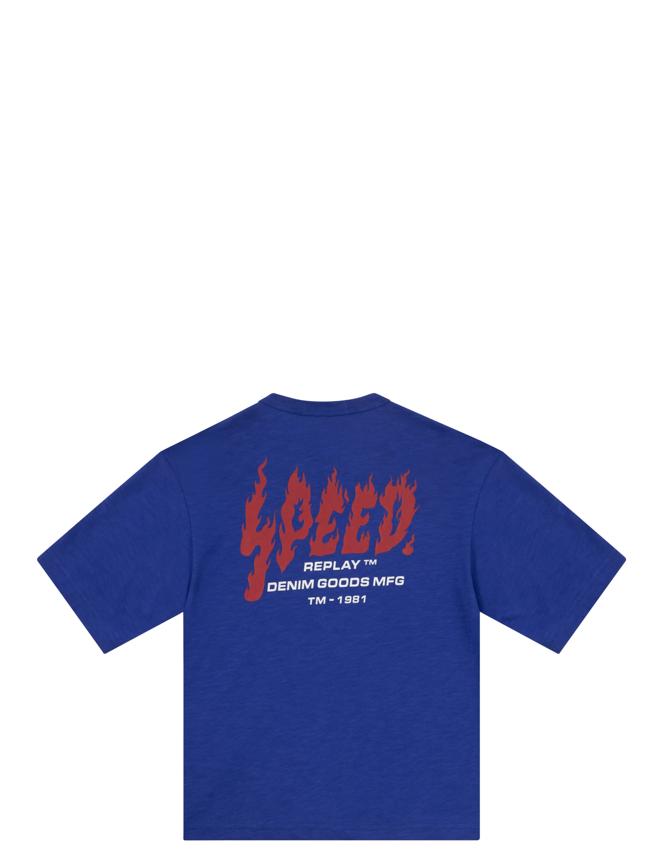 Replay - OVER   JERSEY T-Shirt ROYAL BLUE - kortærmede t-shirts - blue - 1