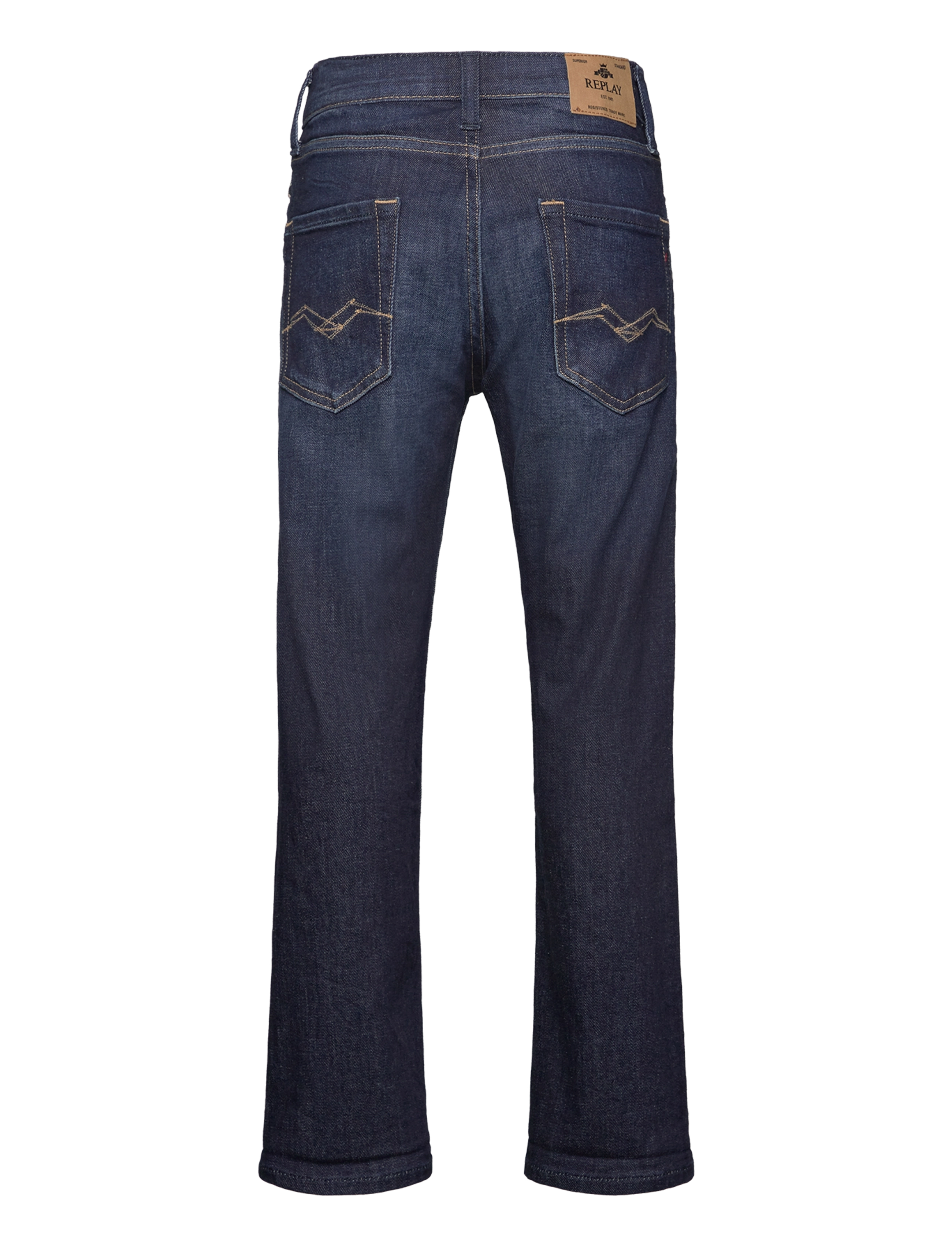 Replay - THAD REGULAR DENIM Trousers MEDIUM BLUE - loose jeans - blue - 1