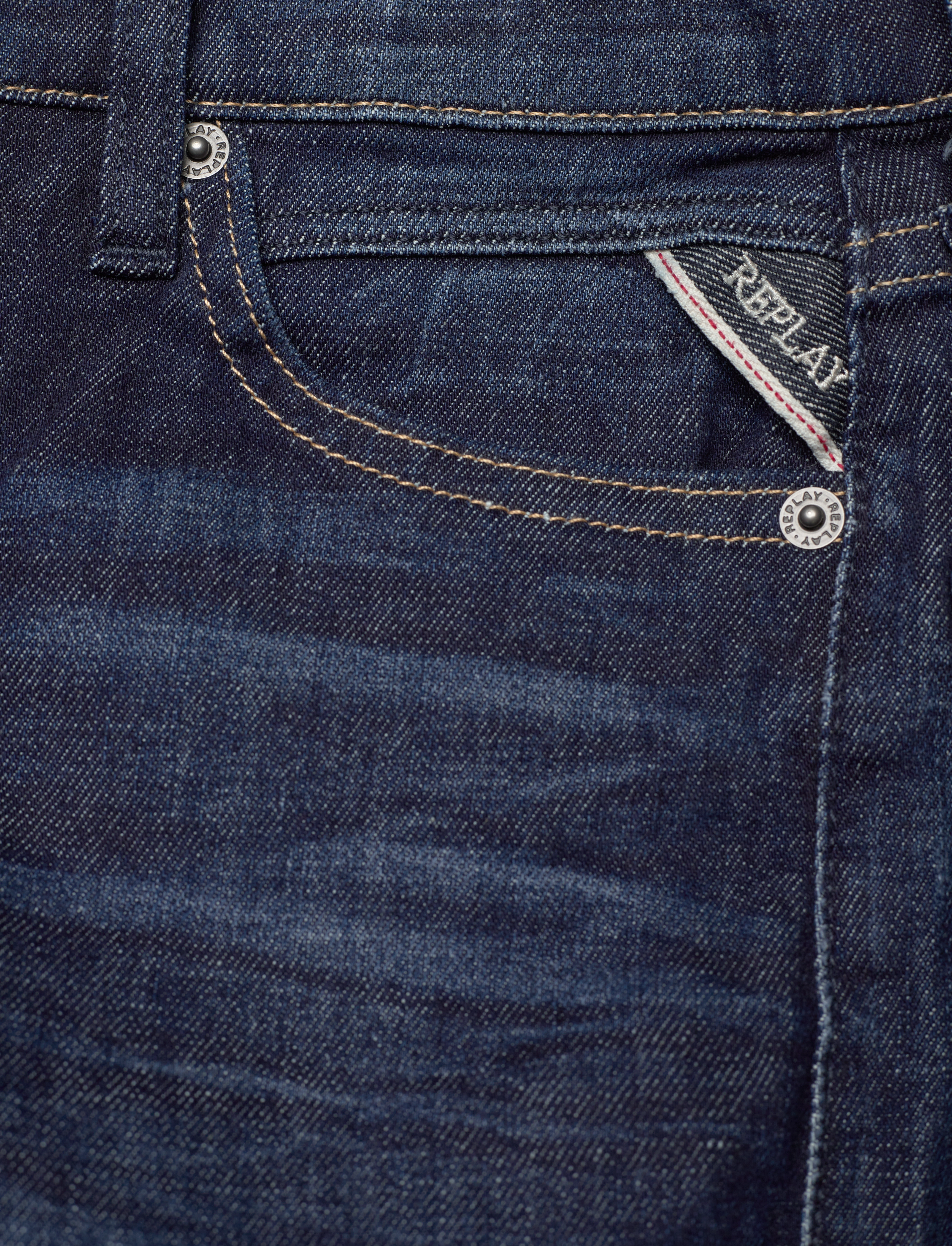 Replay - THAD REGULAR   DENIM Trousers MEDIUM BLUE - loose jeans - blue - 3
