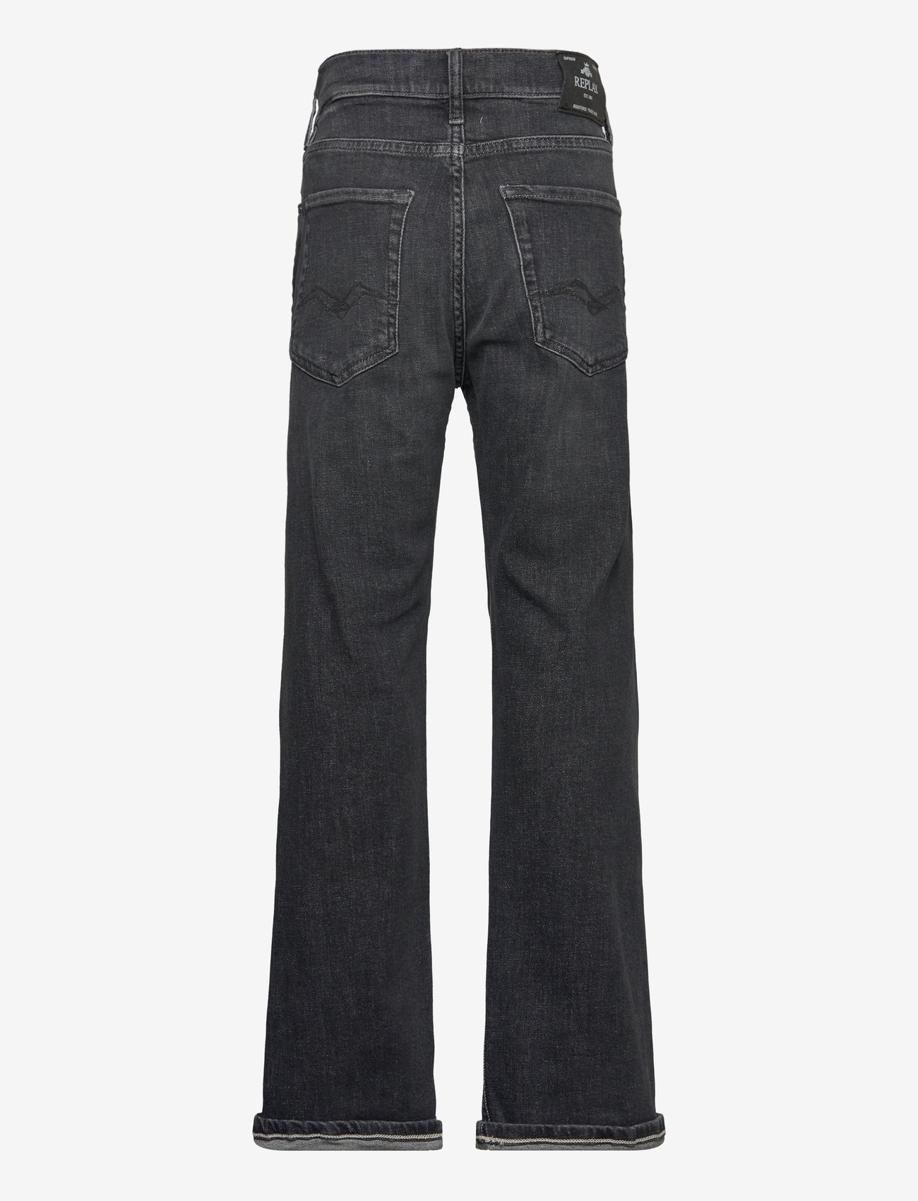 Replay - THAD Trousers BOYFRIEND - brede jeans - grey - 1